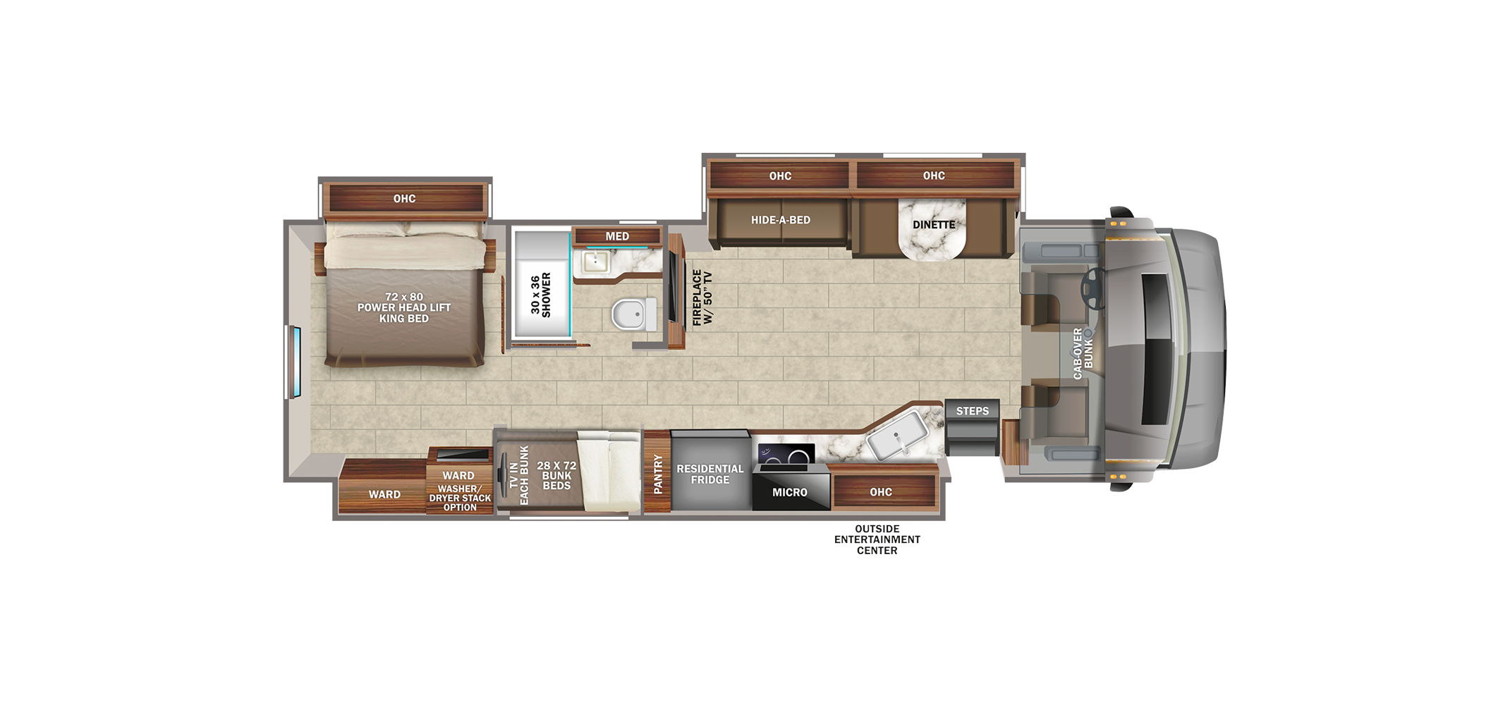 Seneca Prestige 37L Floor Plan