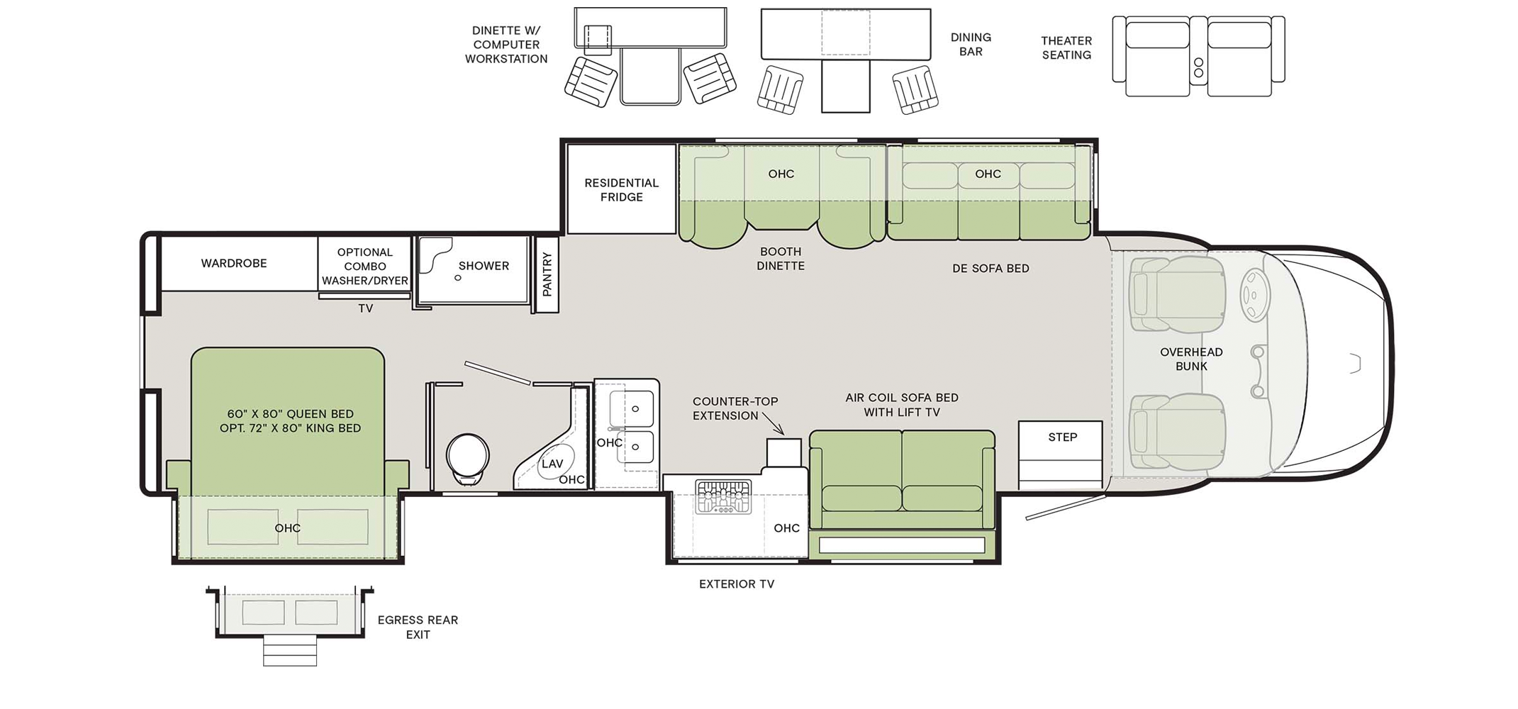 Allegro Bay 38AB Floor Plan