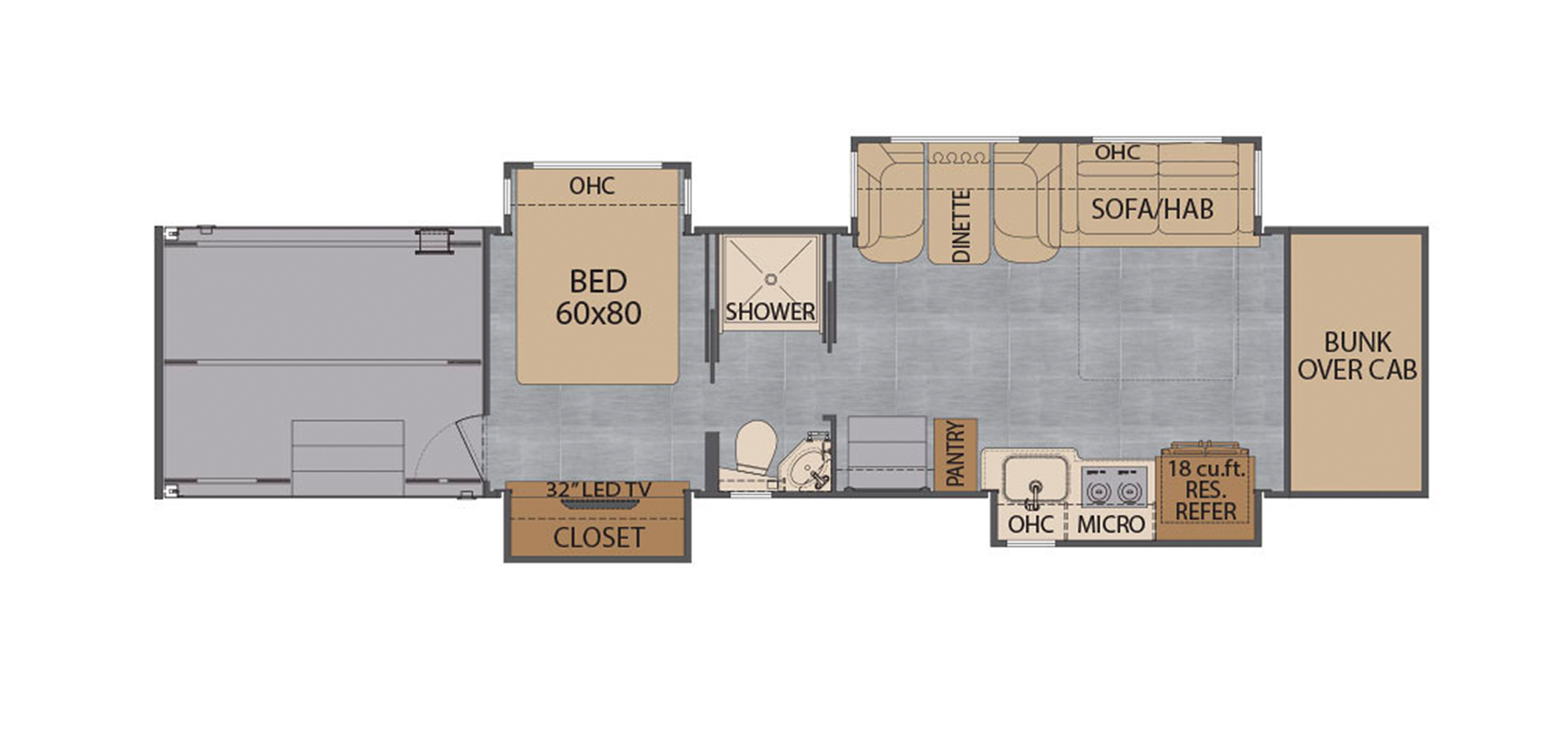 Classic 2509GS Floor Plan