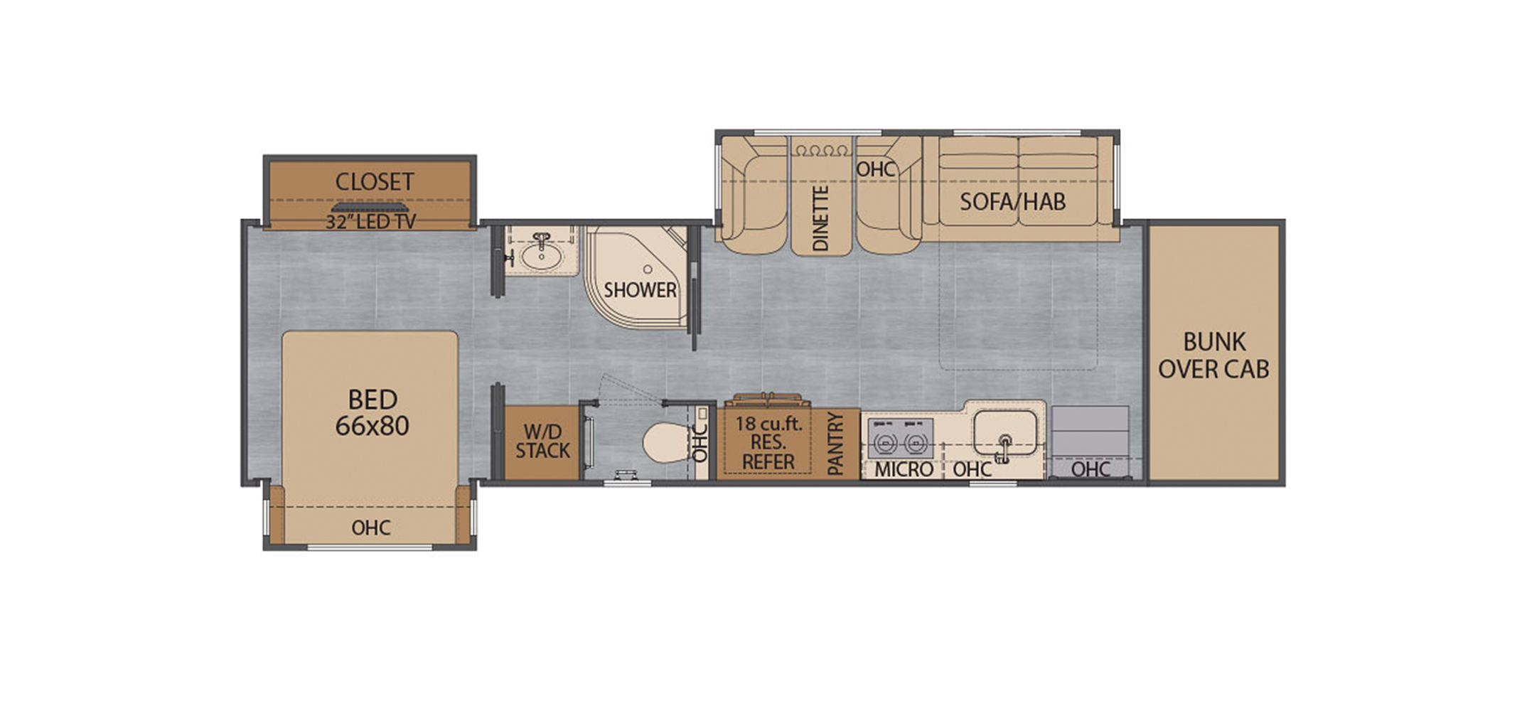 Classic 38CSB Floor Plan