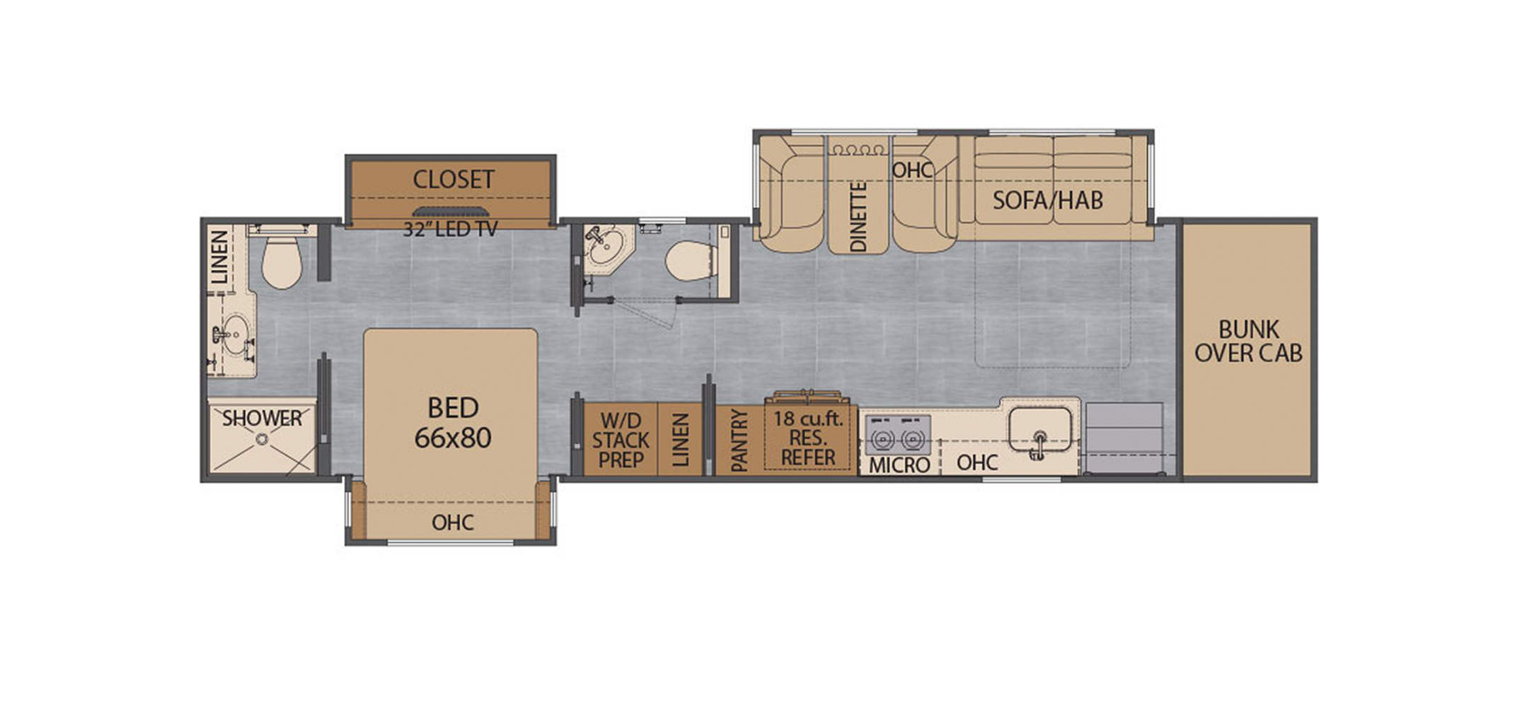 Classic 41CRB Floor Plan