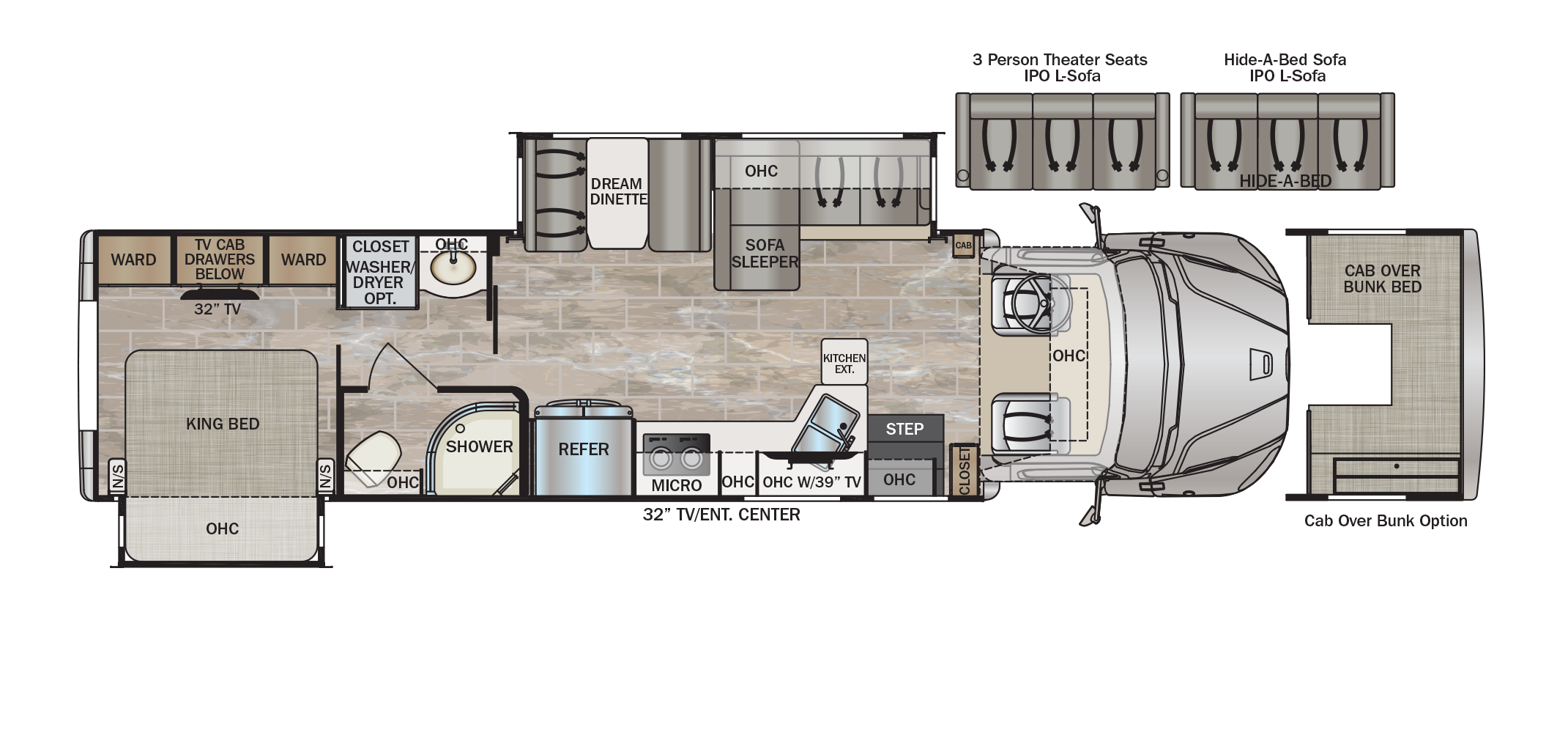 Dynaquest XL 3400KD Floor Plan