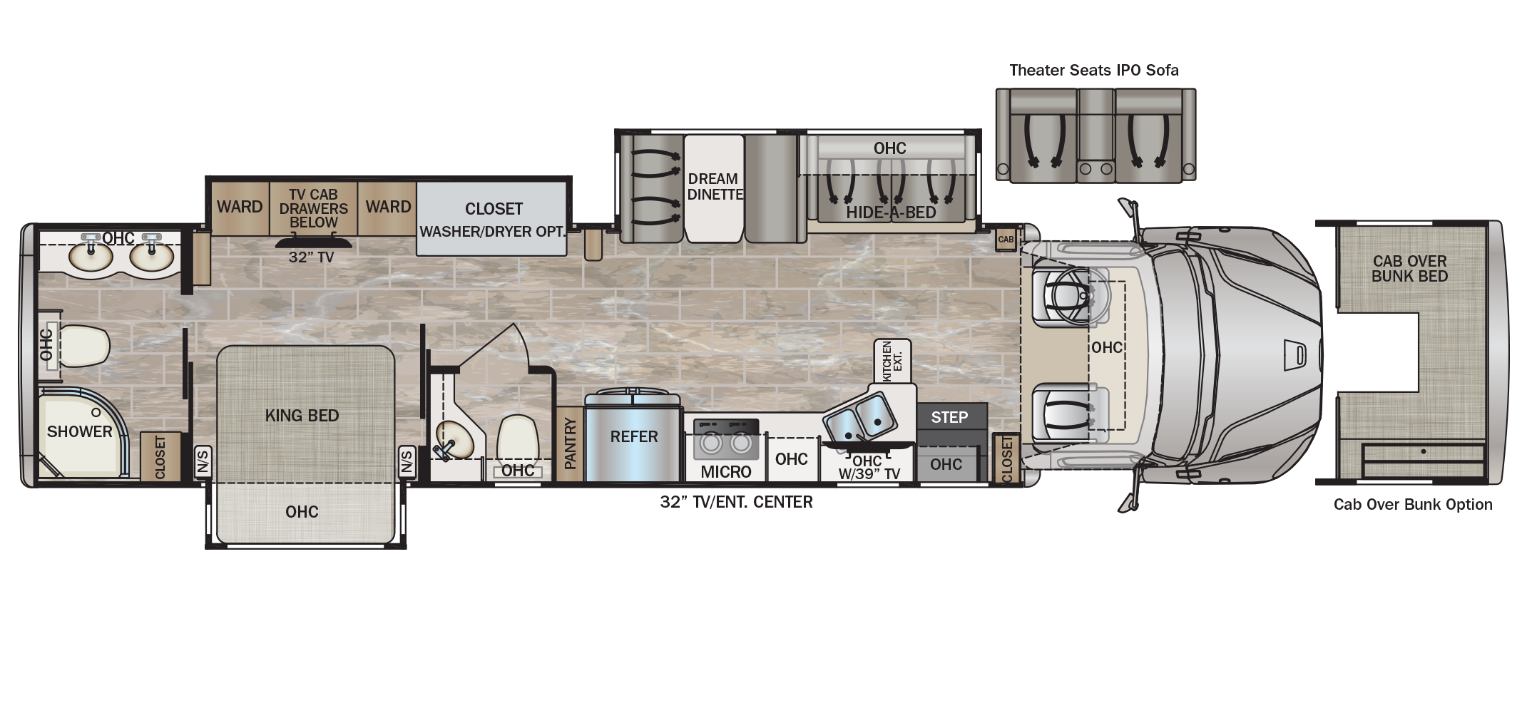 Dynaquest XL 37RB Floor Plan