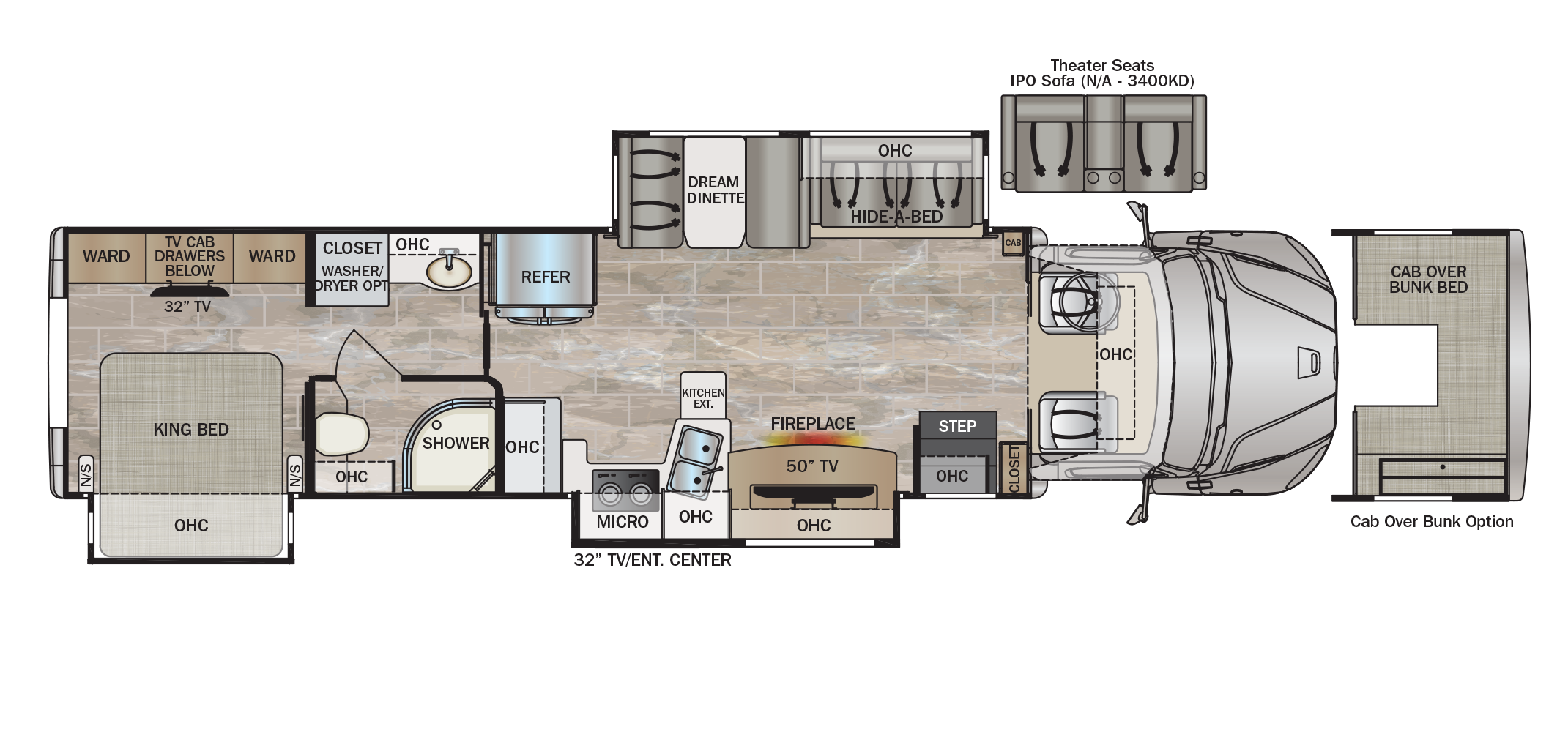 Dynaquest XL 3801TS Floor Plan