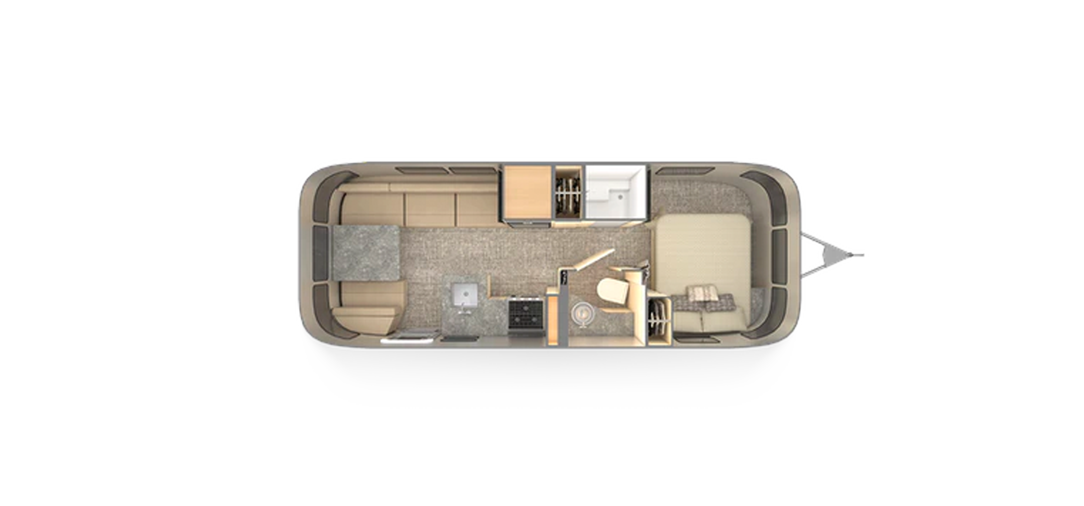 Flying Cloud 25FB Floor Plan