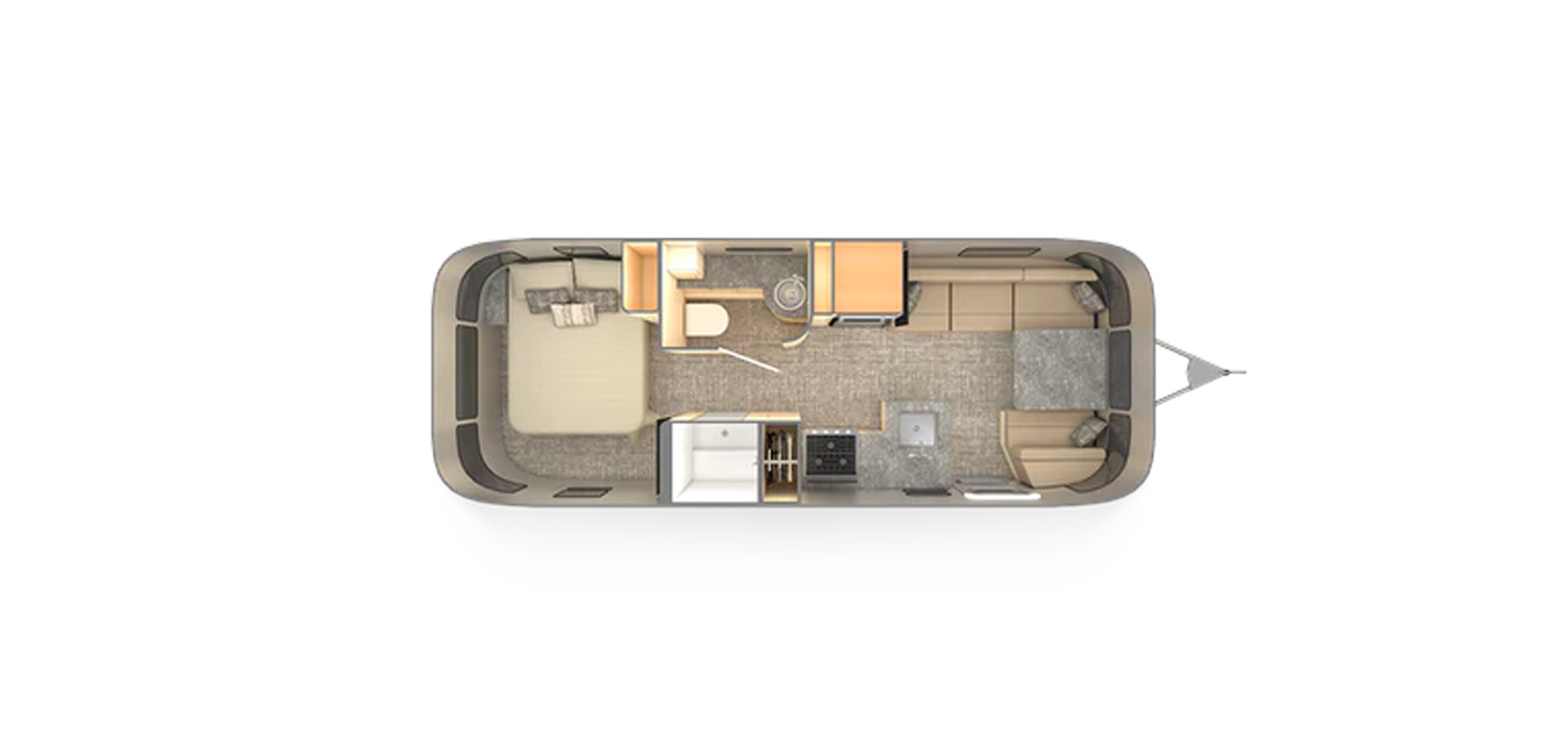 Flying Cloud 25RB Floor Plan