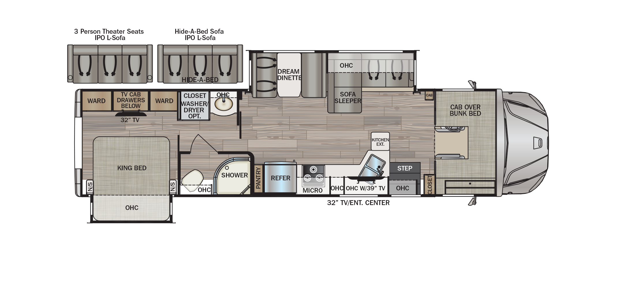 Force HD 34KD Floor Plan