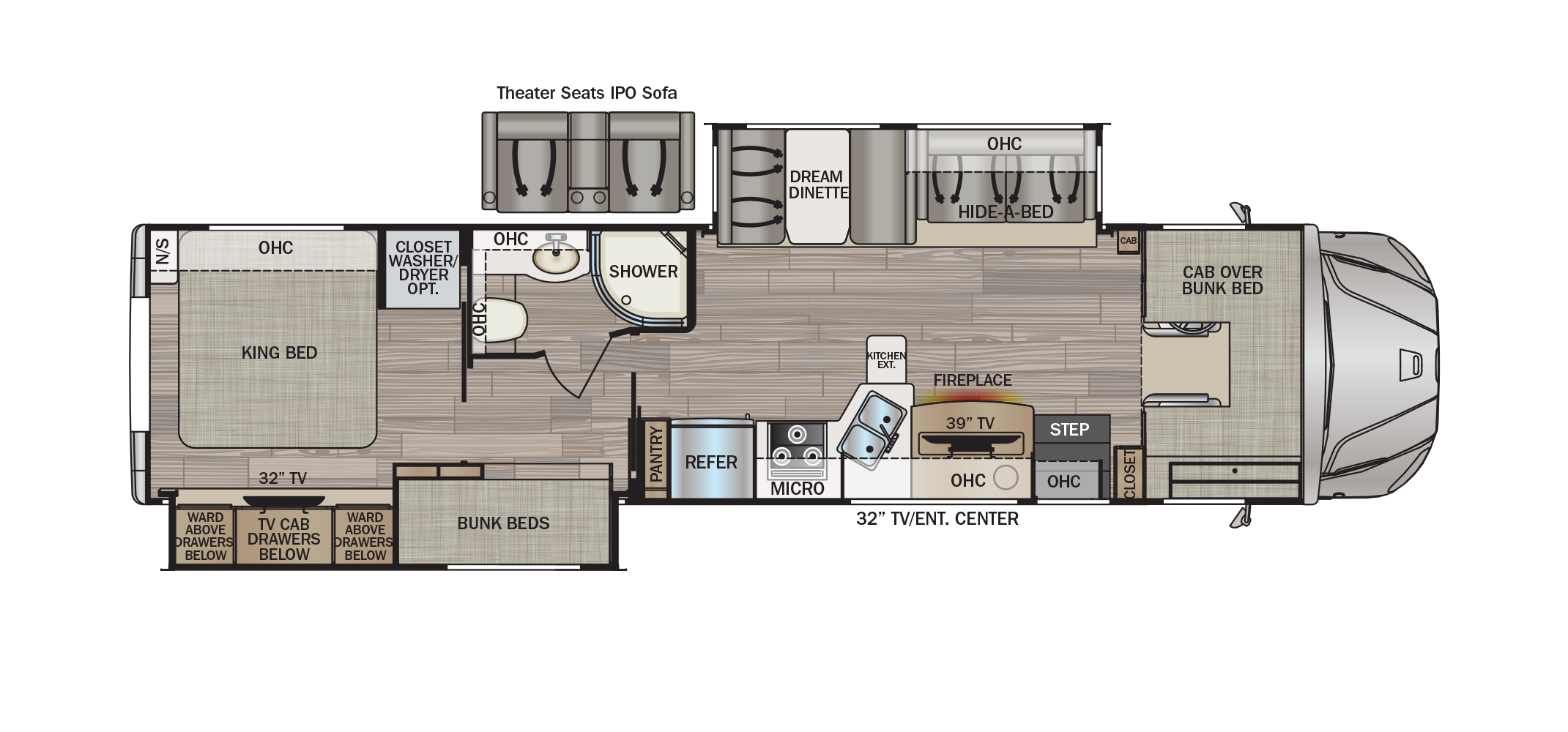 Force HD 37BD Floor Plan