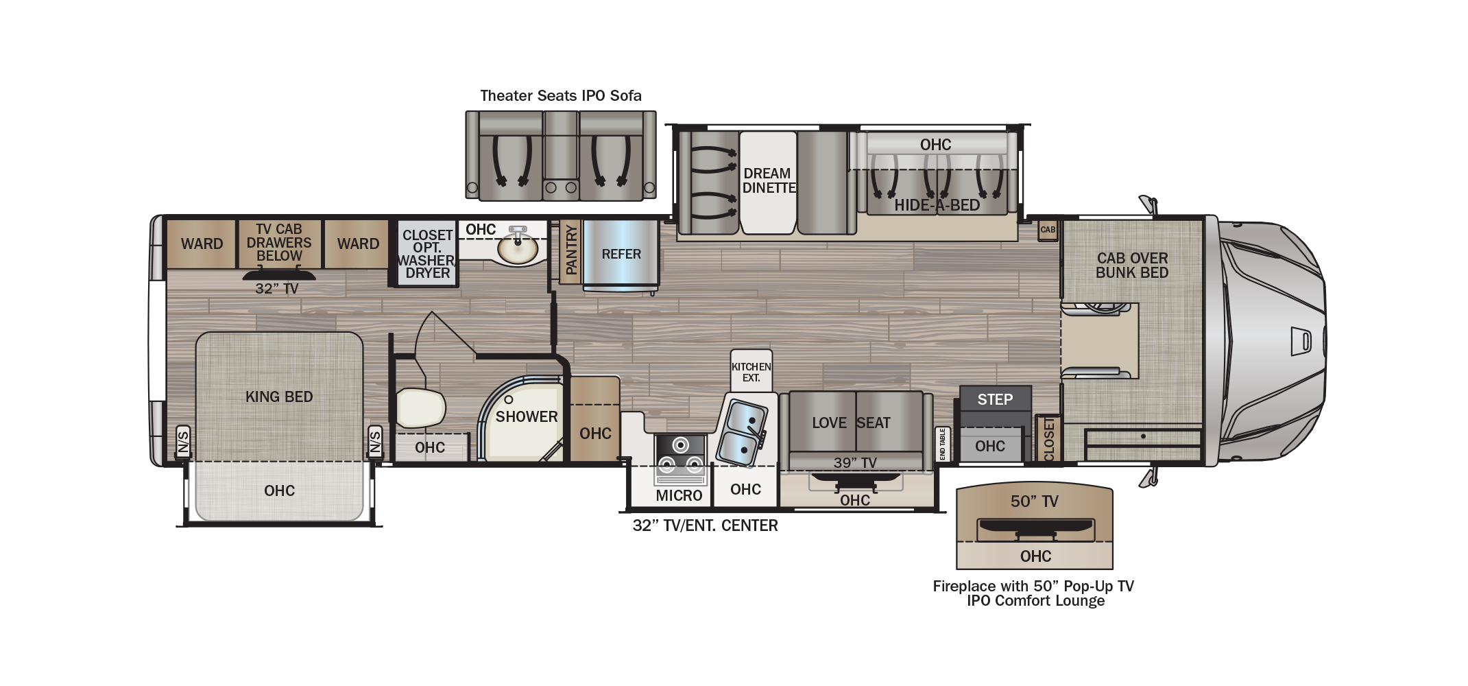 Force HD 37TS Floor Plan