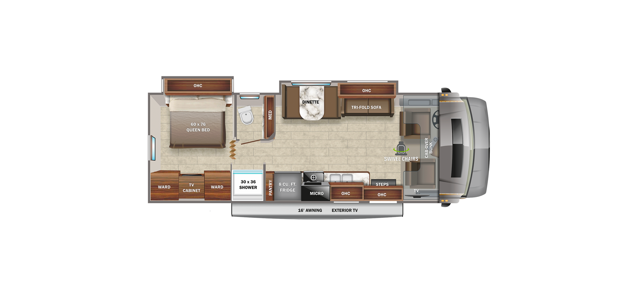 Greyhawk Prestige 29MVP Floor Plan