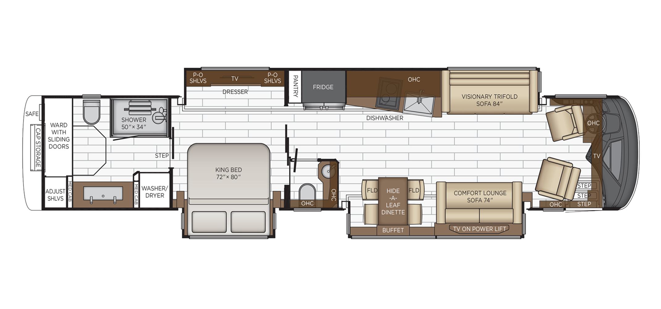 King Aire Floor Plan 4533