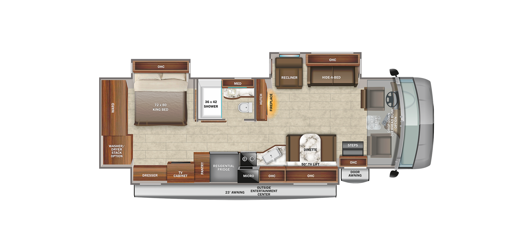 Precept Prestige 36H Floor Plan