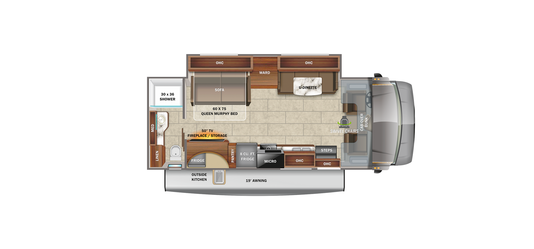 Redhawk 26M Floor Plan