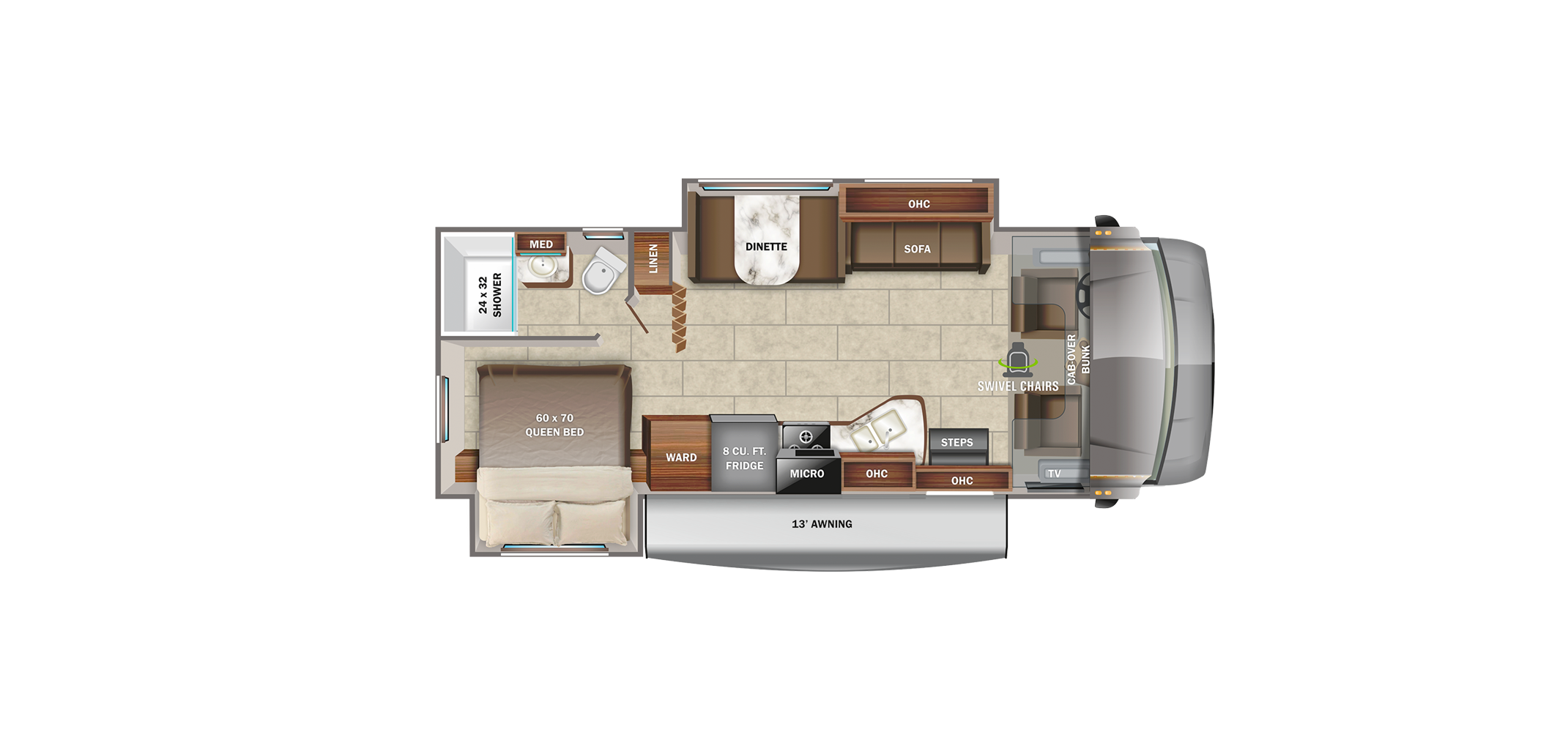 Redhawk 26XD Floor Plan