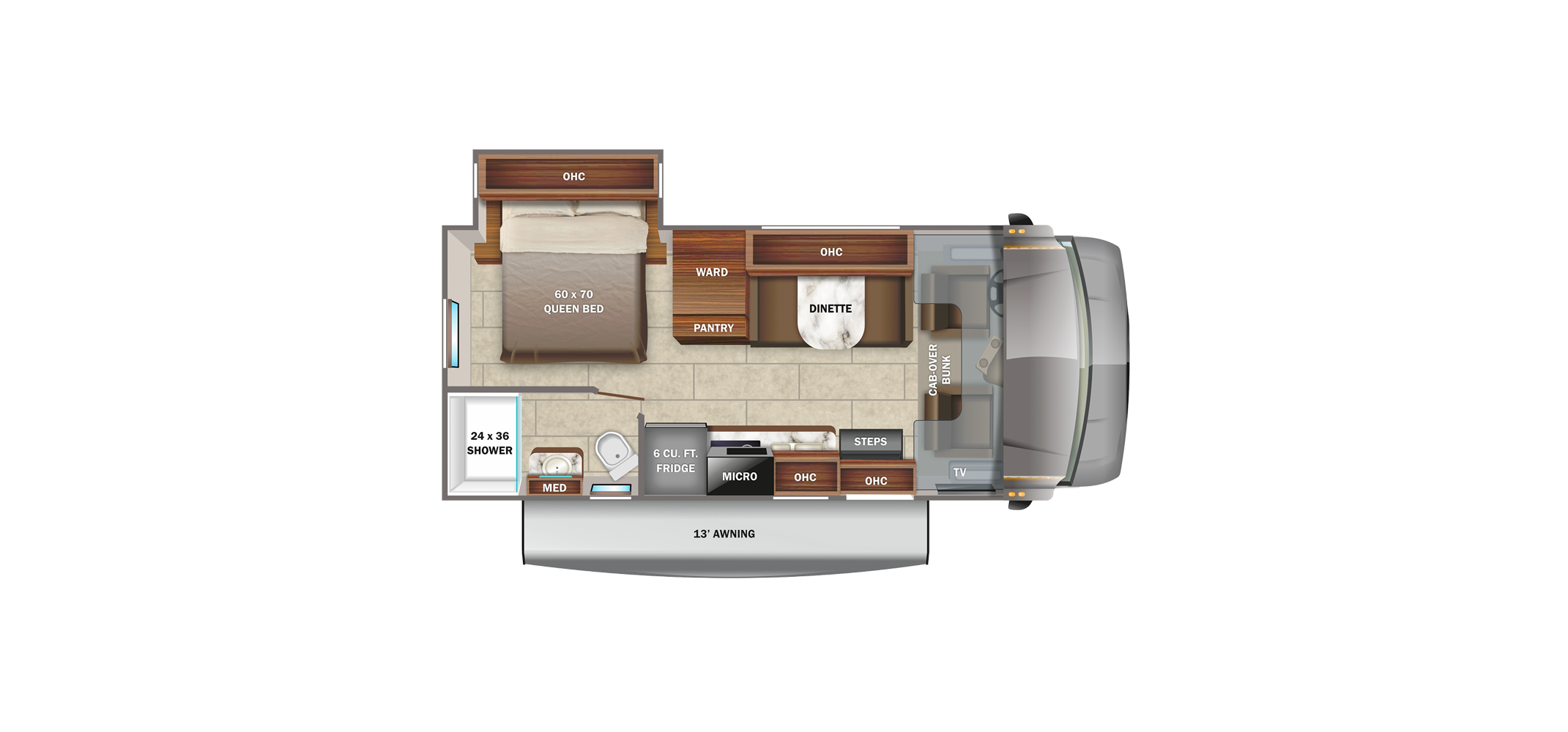 Redhawk SE 22C Floor Plan