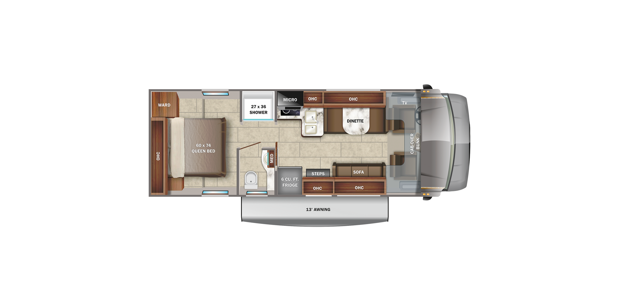 Redhawk SE 27N Floor Plan