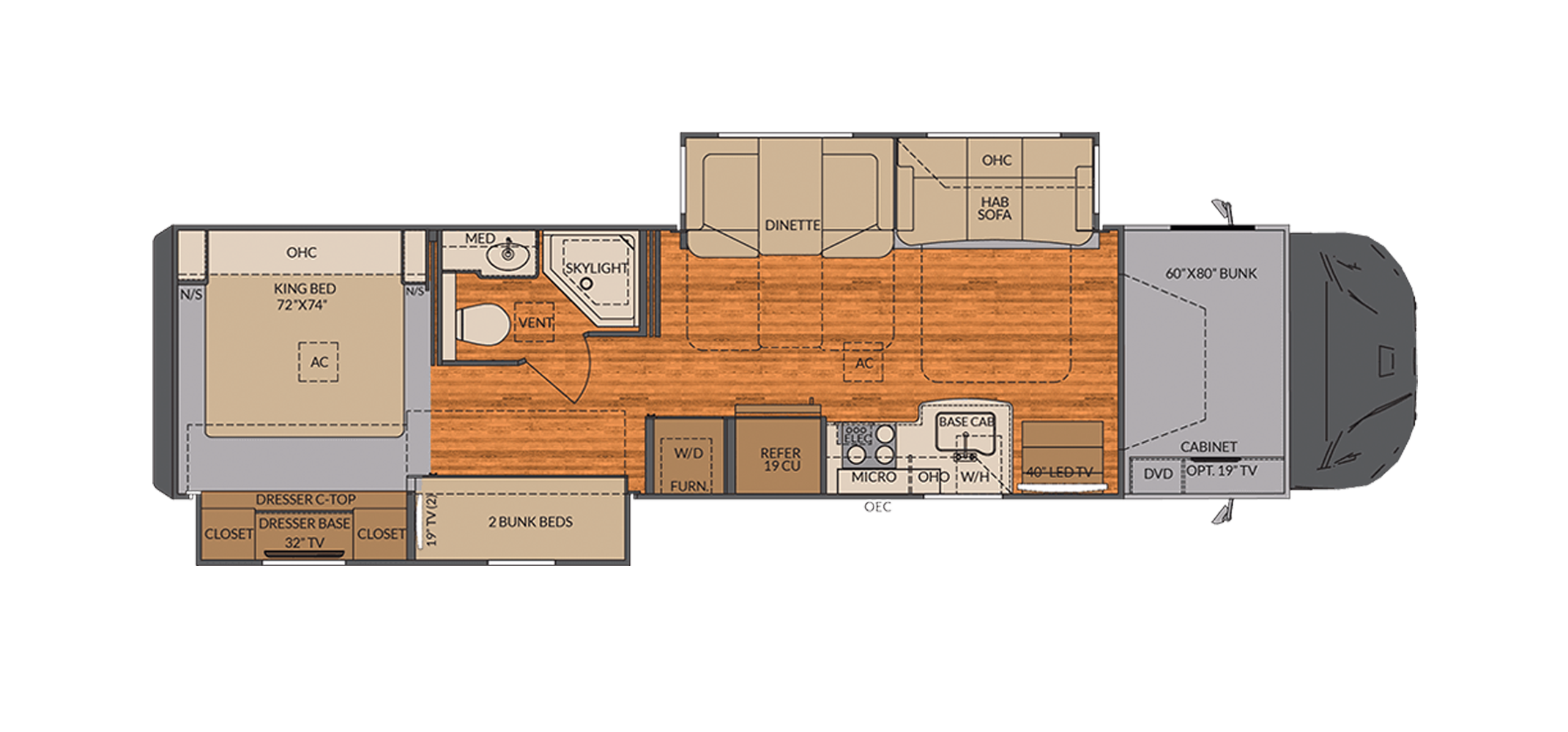 Valencia 38BB Floor Plan