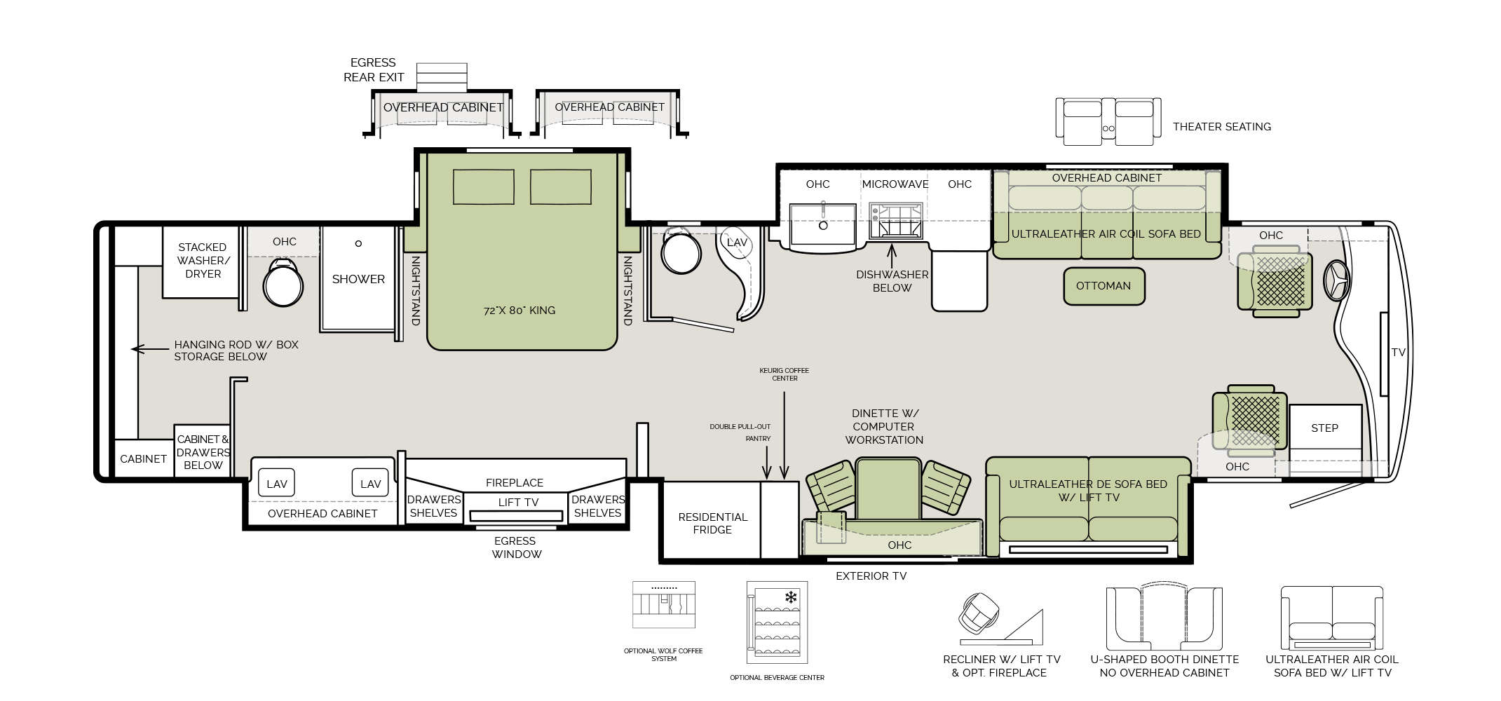 Zephyr 45 PZ Floor Plan