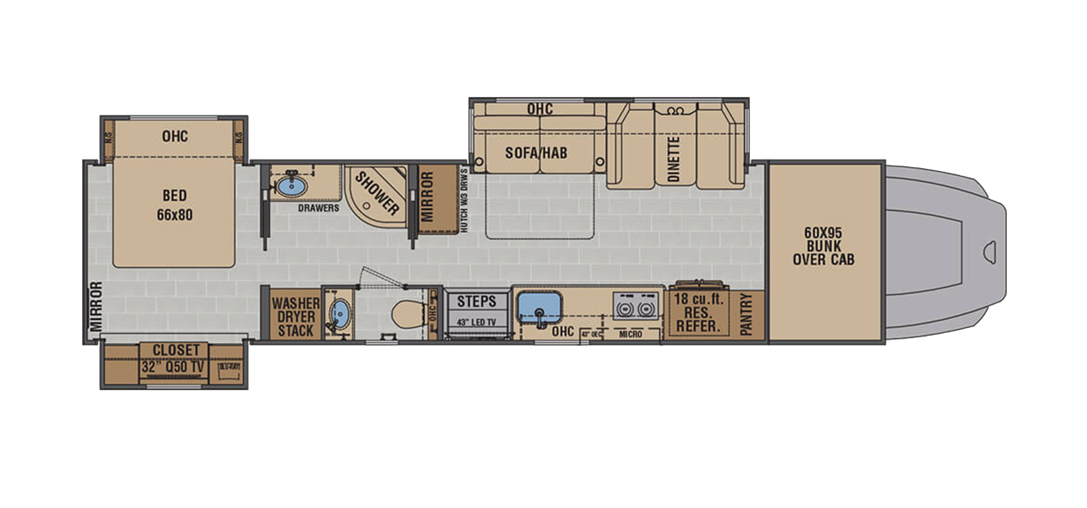 23 Classic Floor Plan 41CMB