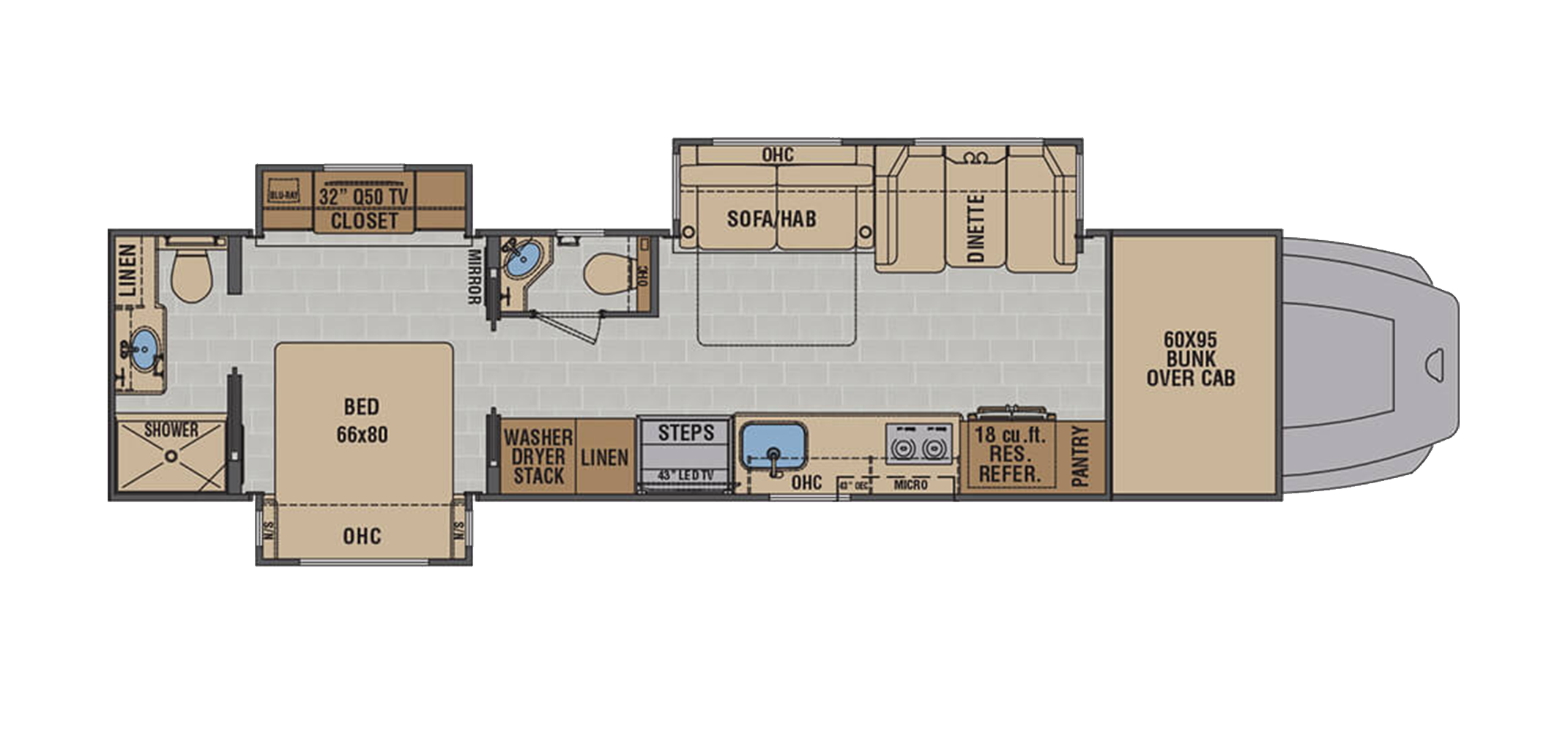 23 Classic Floor Plan 41CRB