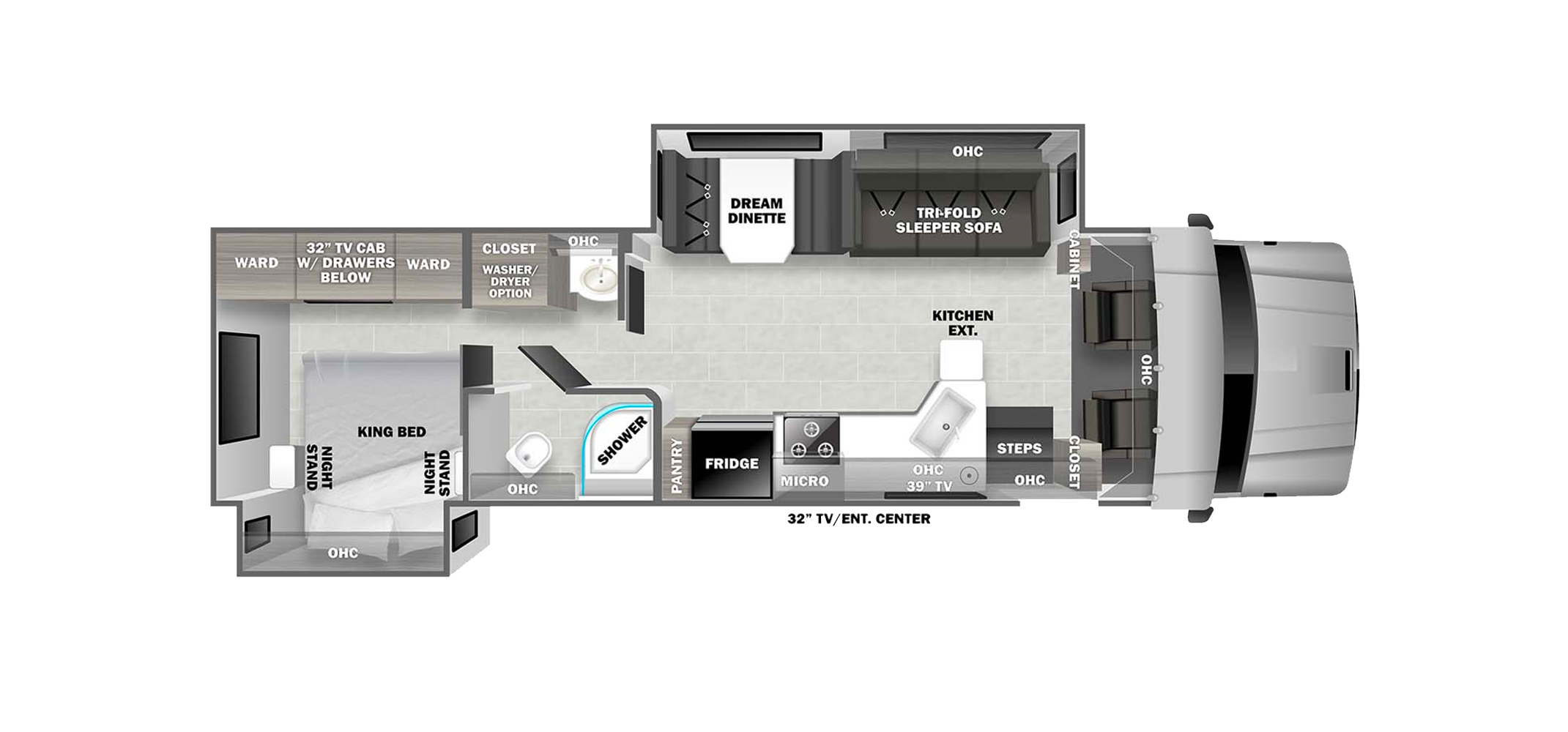 DX3 34KD Floor Plan