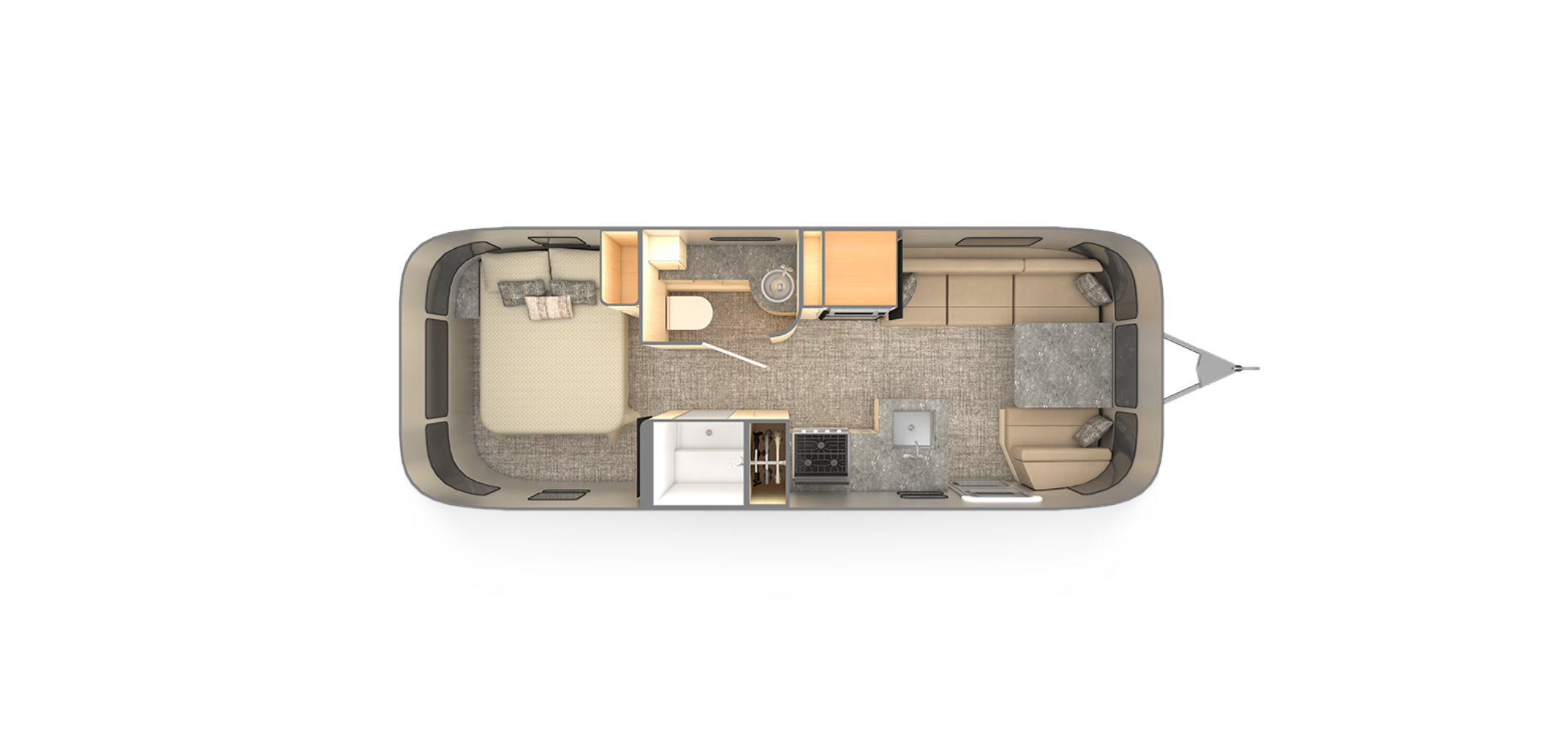 Flying Cloud 25RB Floor Plan