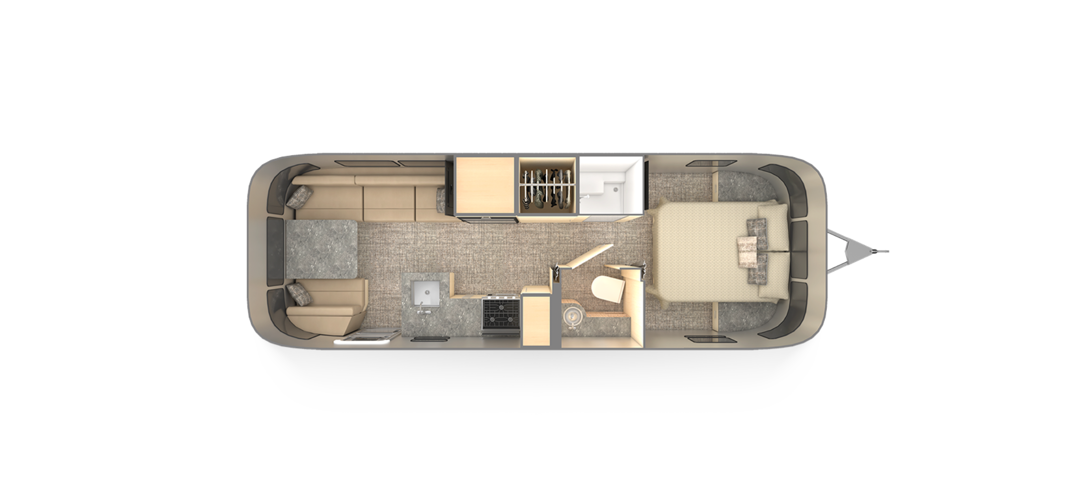 Flying Cloud 27FB Floor Plan