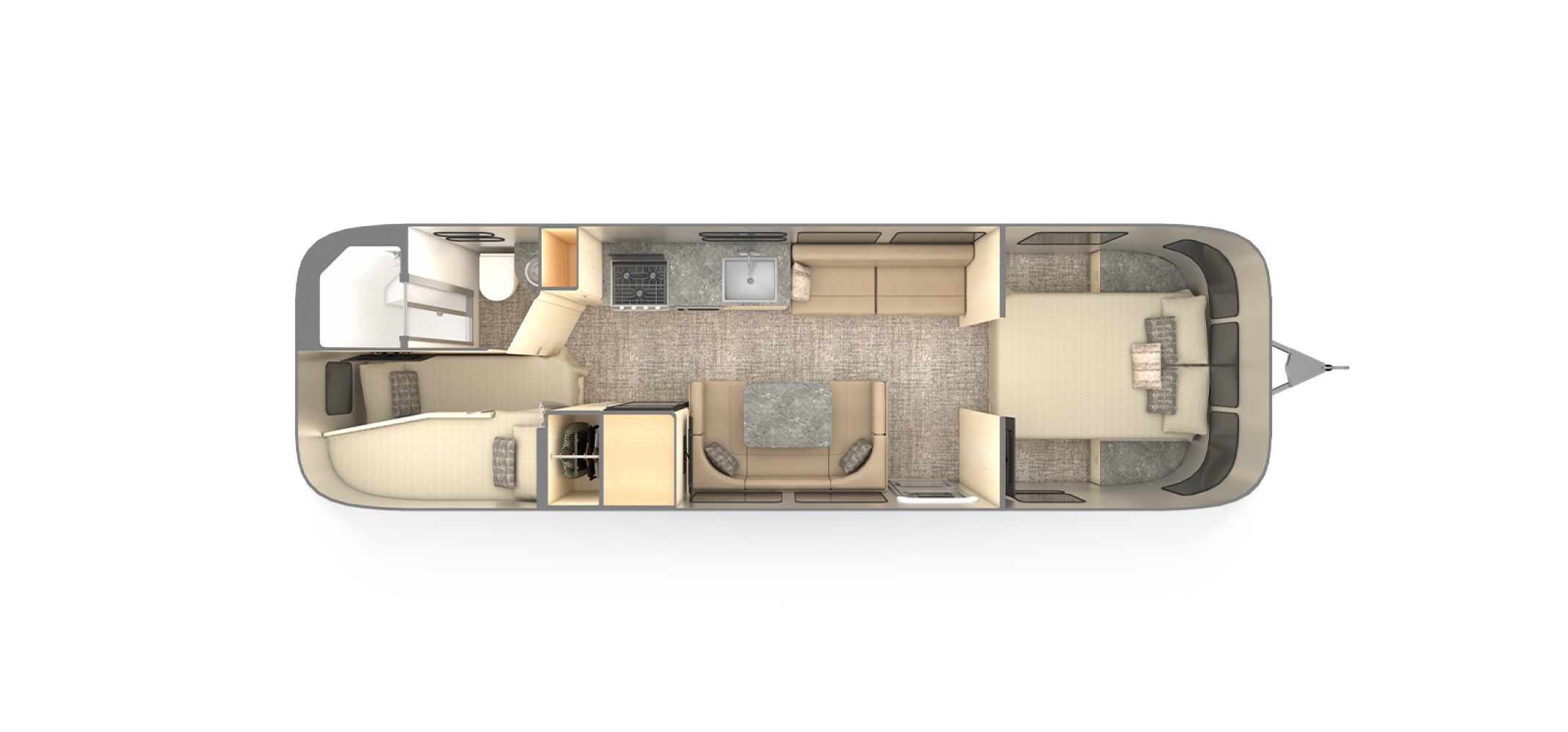 Flying Cloud 30FB Bunk Floor Plan