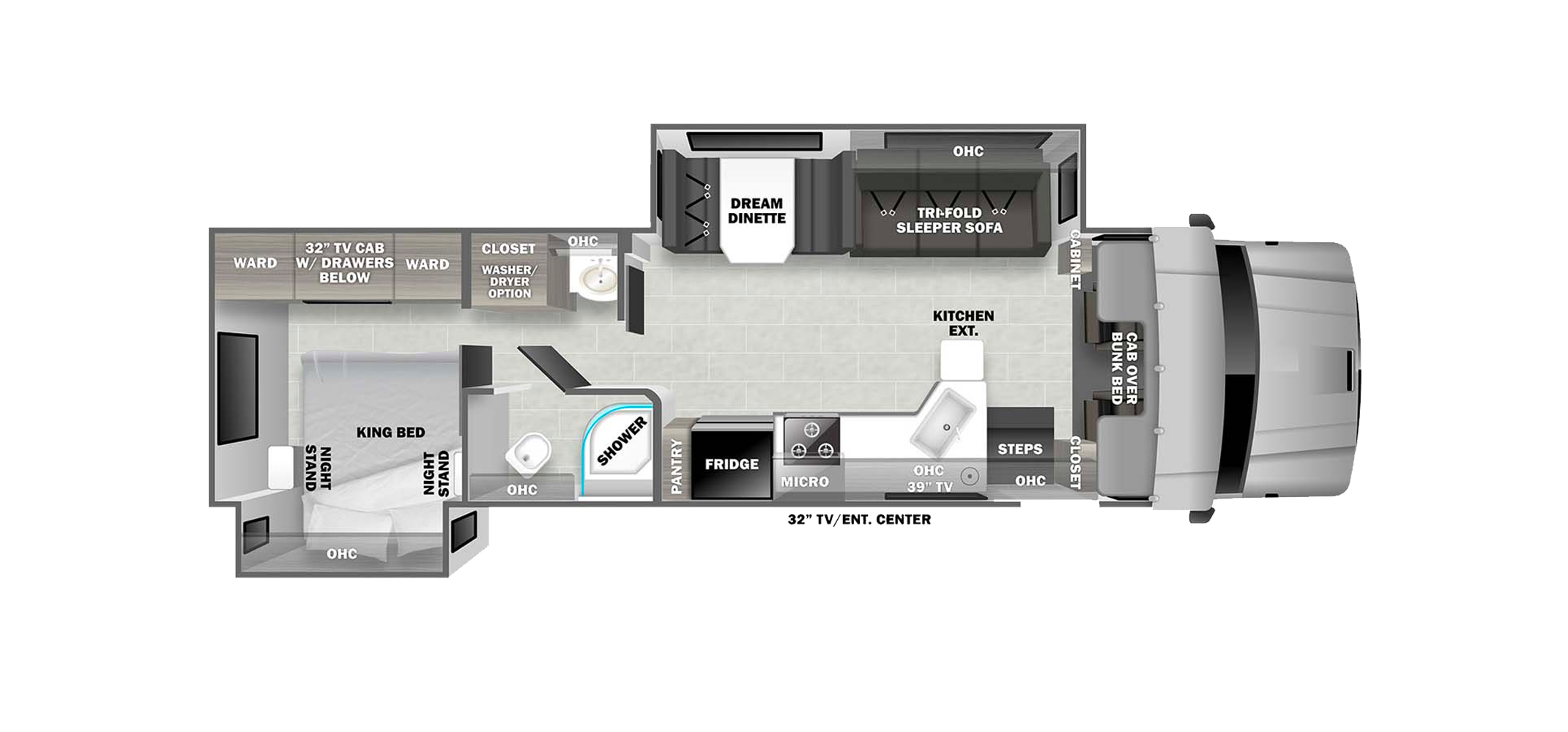 Force 34KD Floor Plan