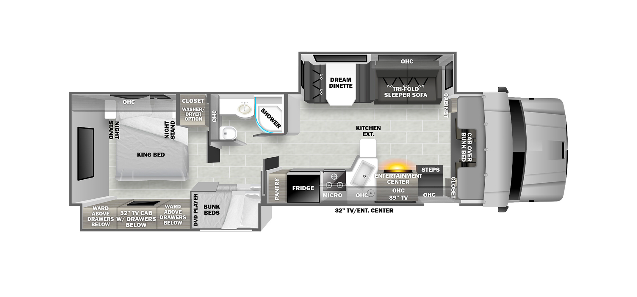 Force 37BD Floor Plan