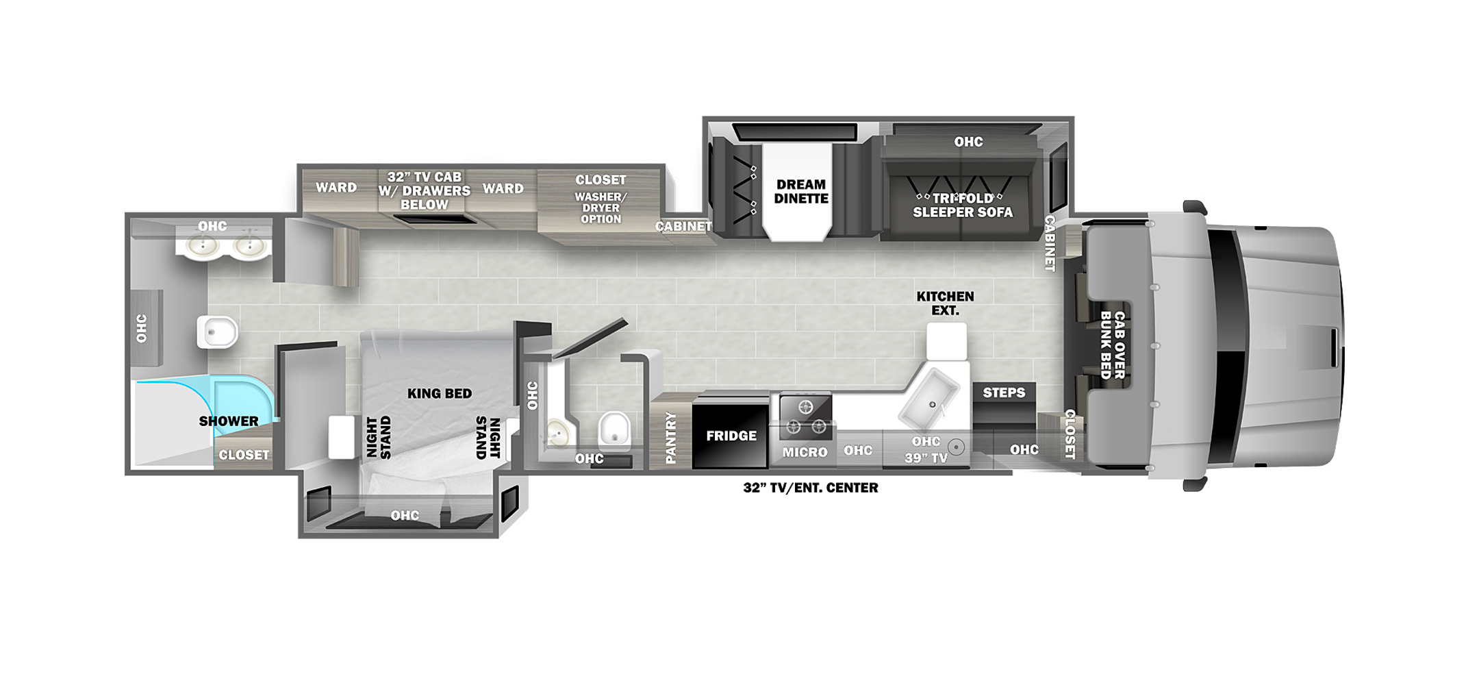 Force 37RB Floor Plan