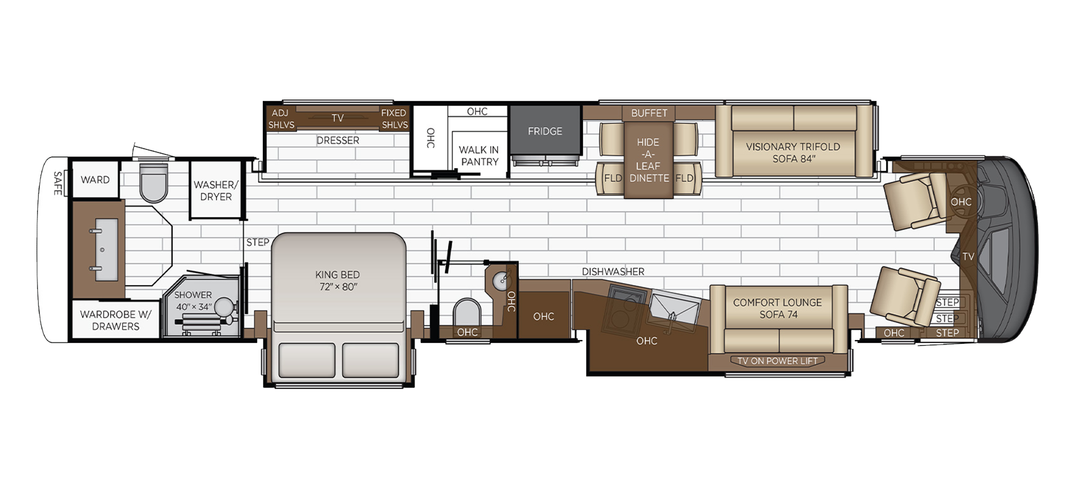 King Aire Floor Plan 4596