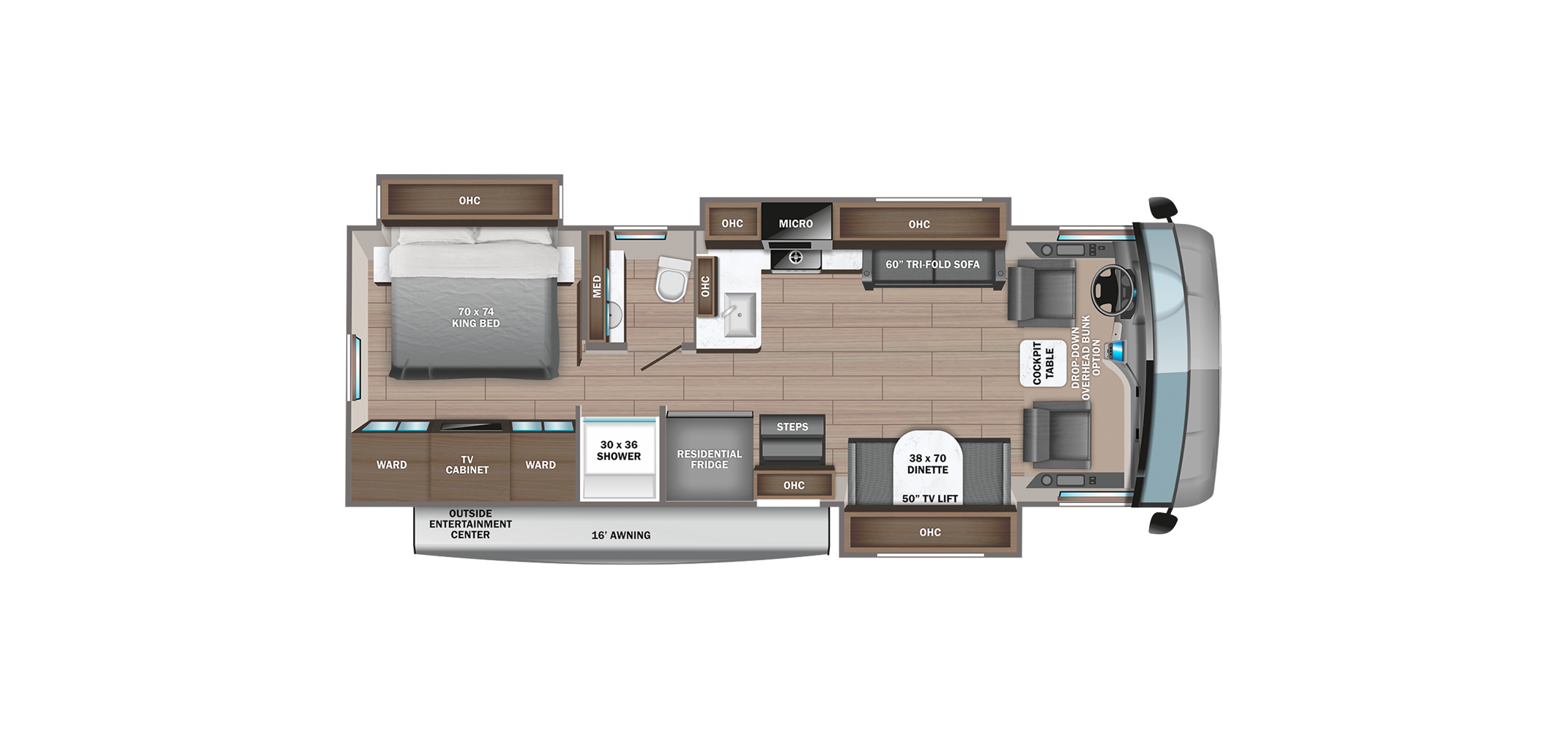 Precept 31UL Floor Plan