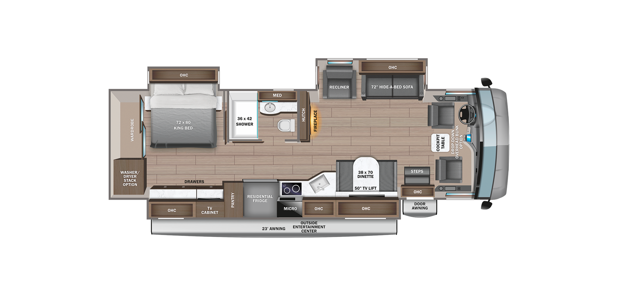 Precept Prestige 36H Floor Plan