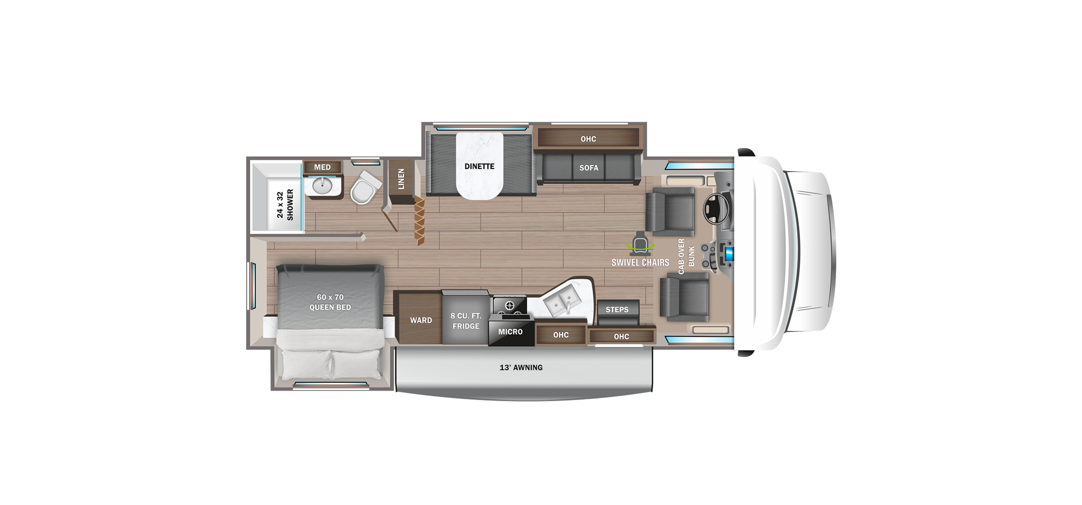 Redhawk 26XD Floor Plan