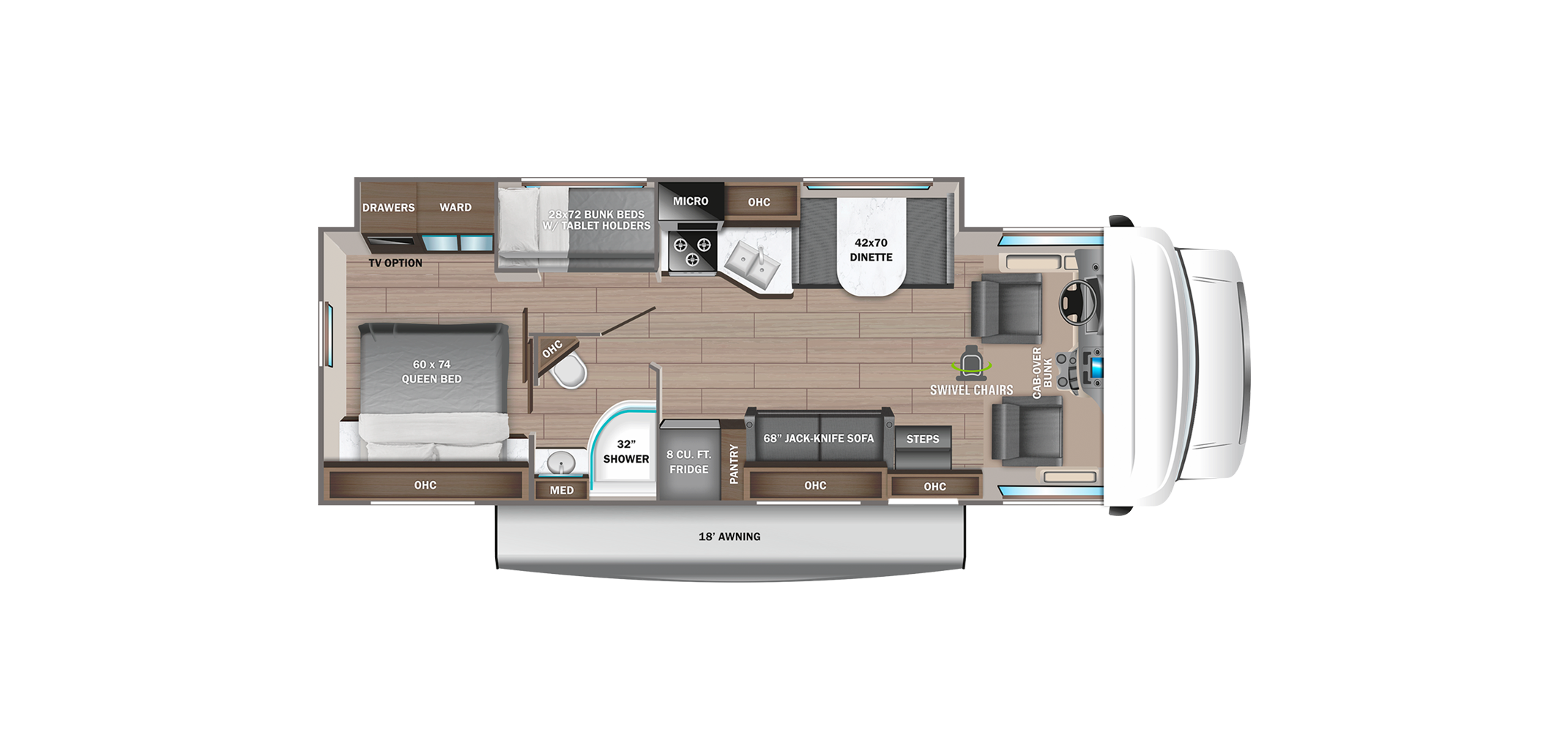 Redhawk 31F Floor Plan