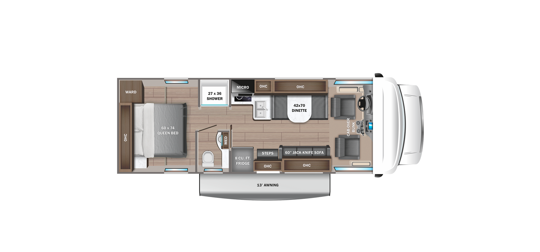 Redhawk SE 27N Floor Plan