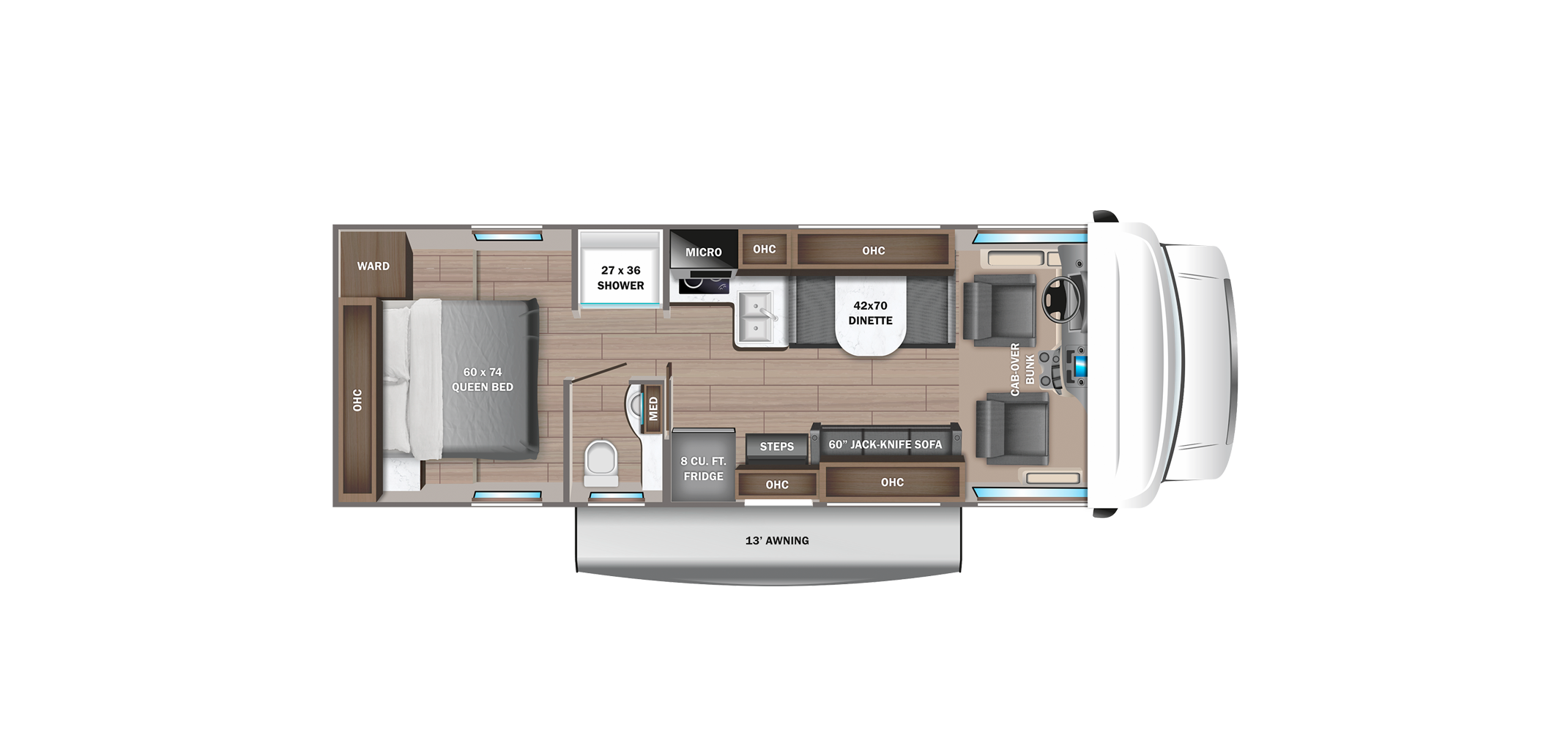 Redhawk SE 27NF Floor Plan