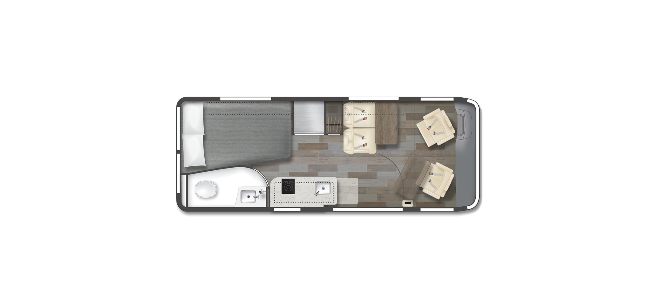 Travato GL23 Floor Plan