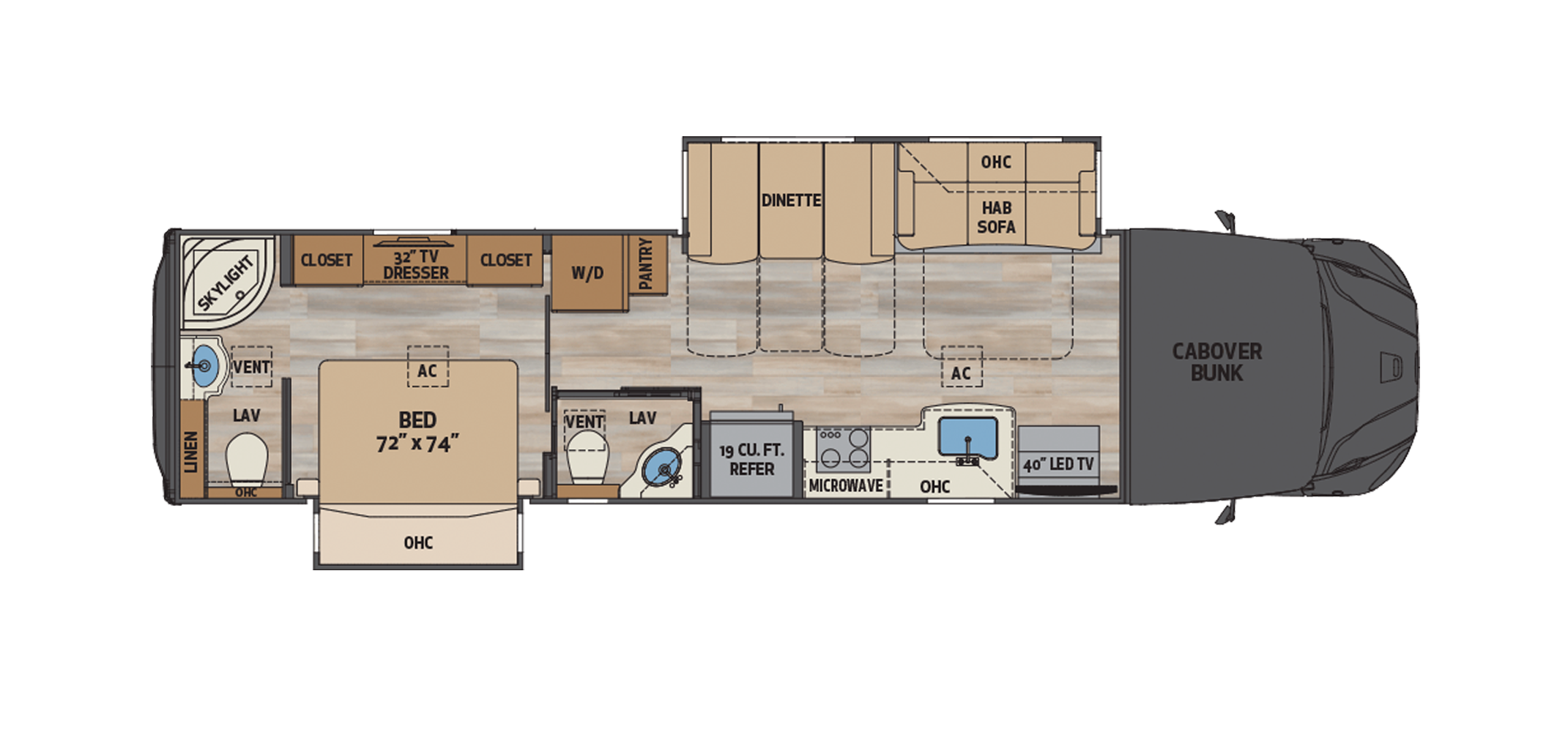 Valencia 38RB Floor Plan