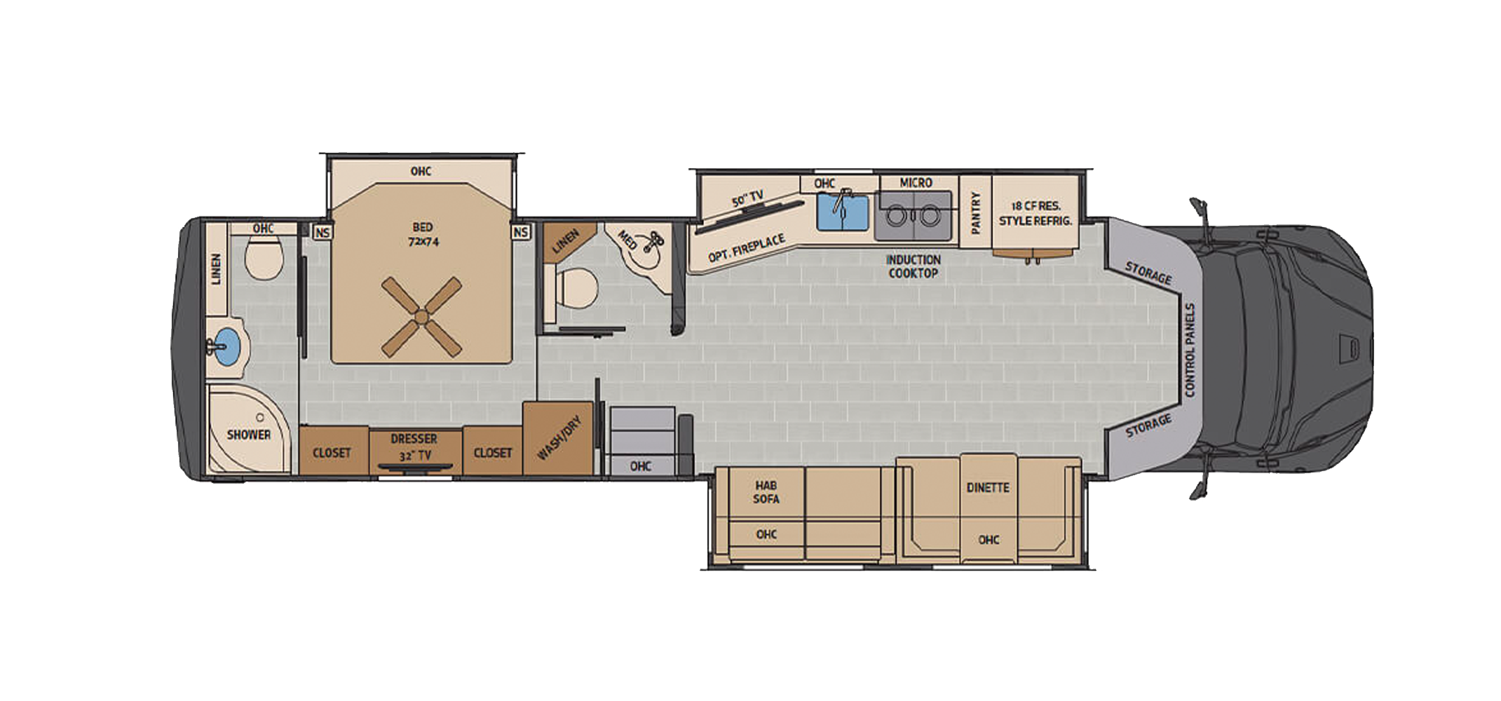 Verona LE 40LRB Floor Plan