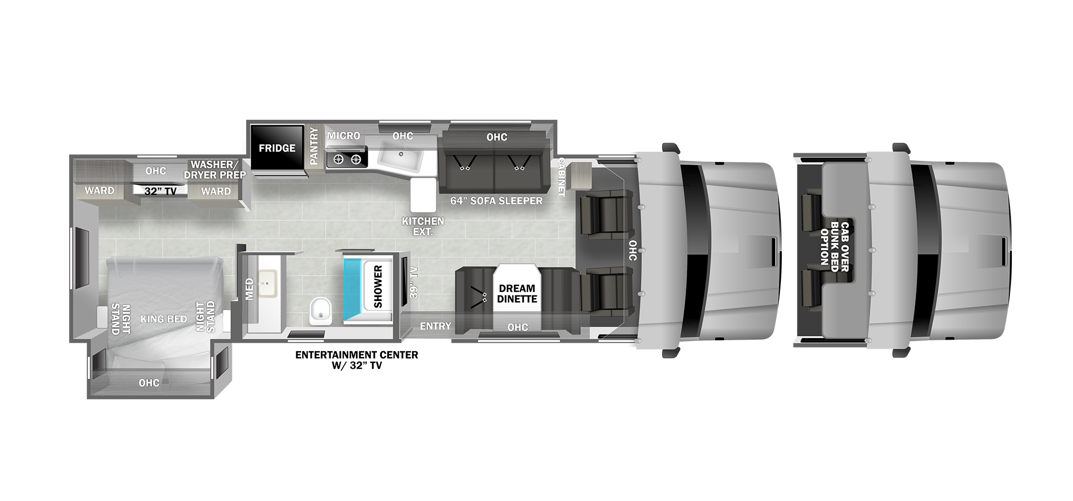 DX3 32KD Floor Plan