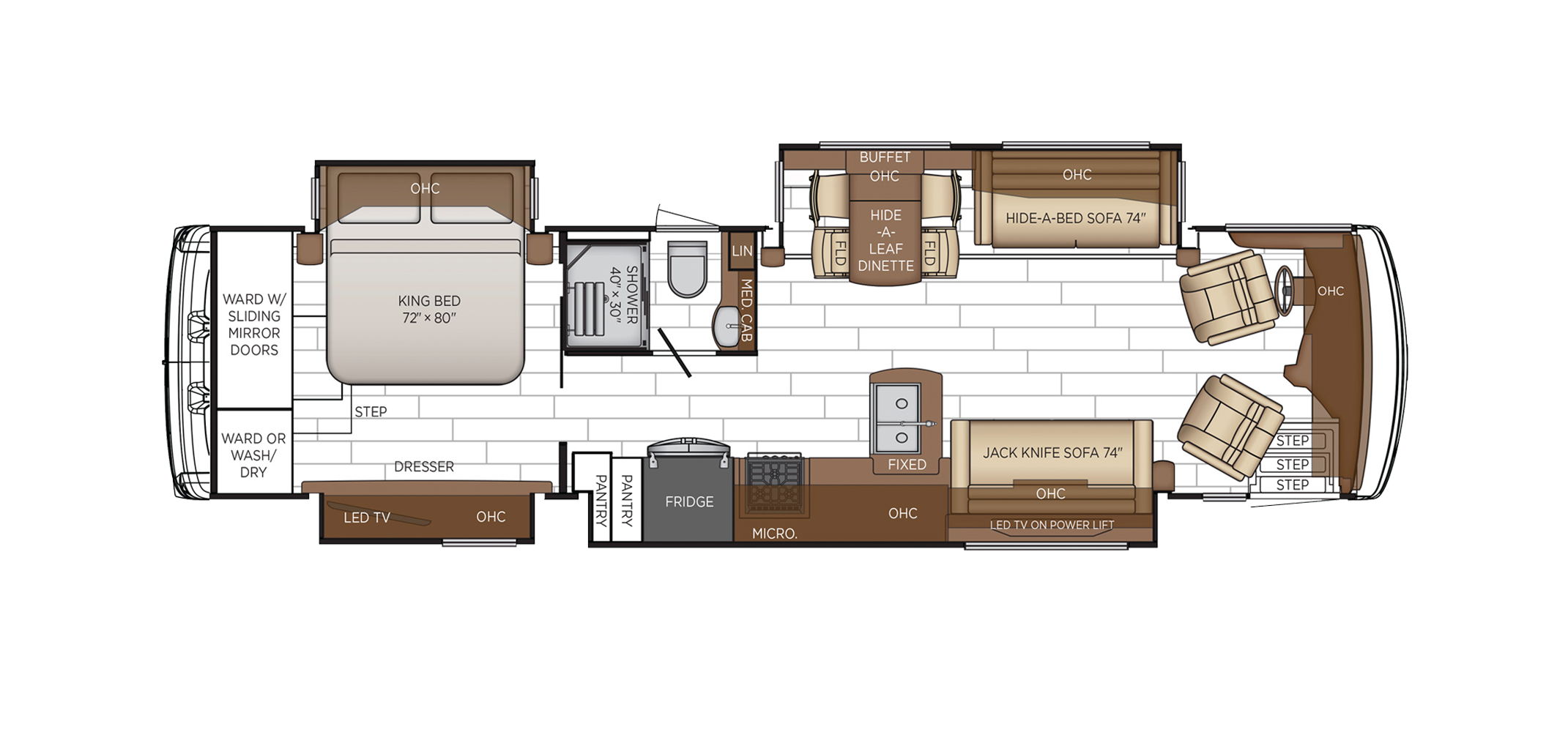 Dutch Star Floor Plan 3817