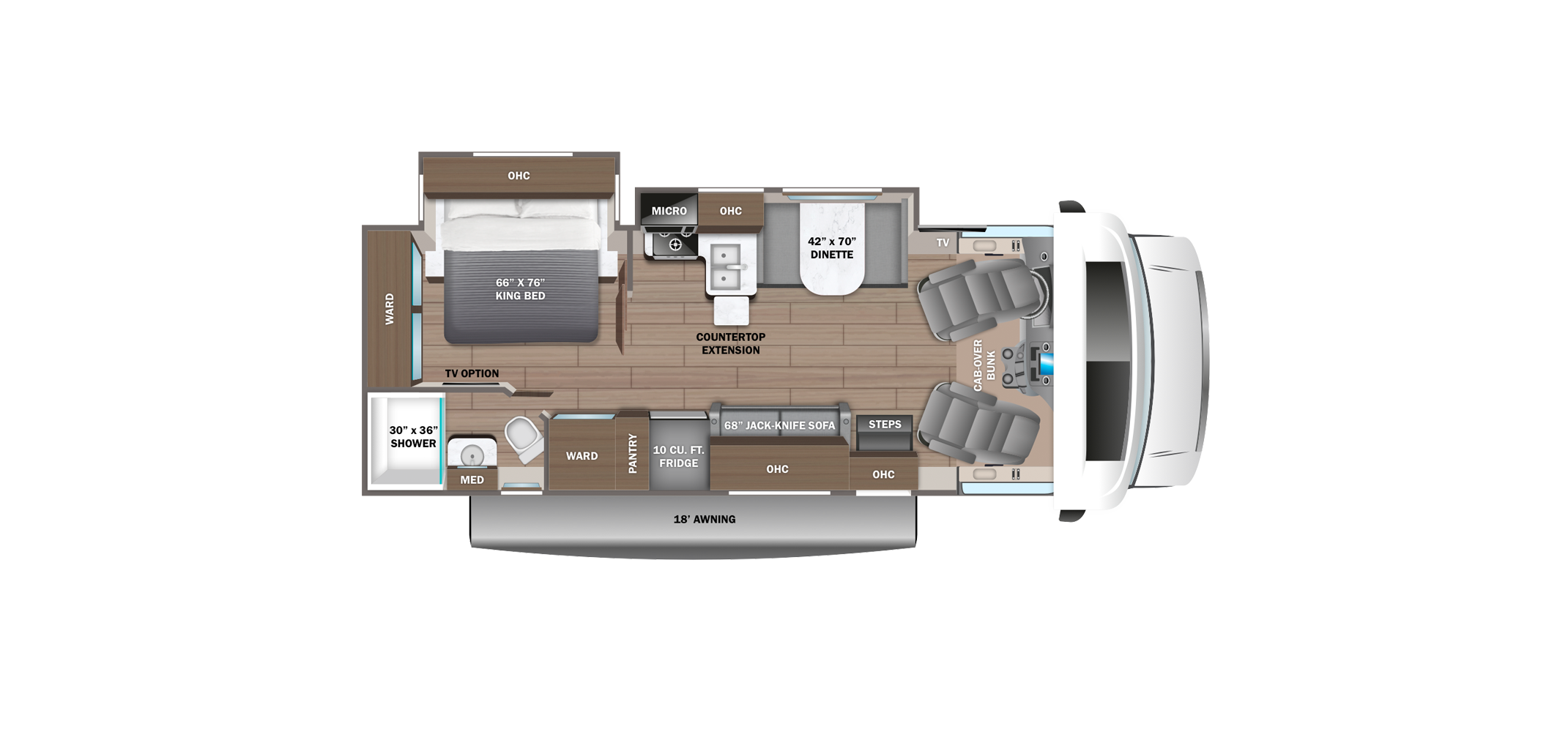 Greyhawk 27U Floor Plan