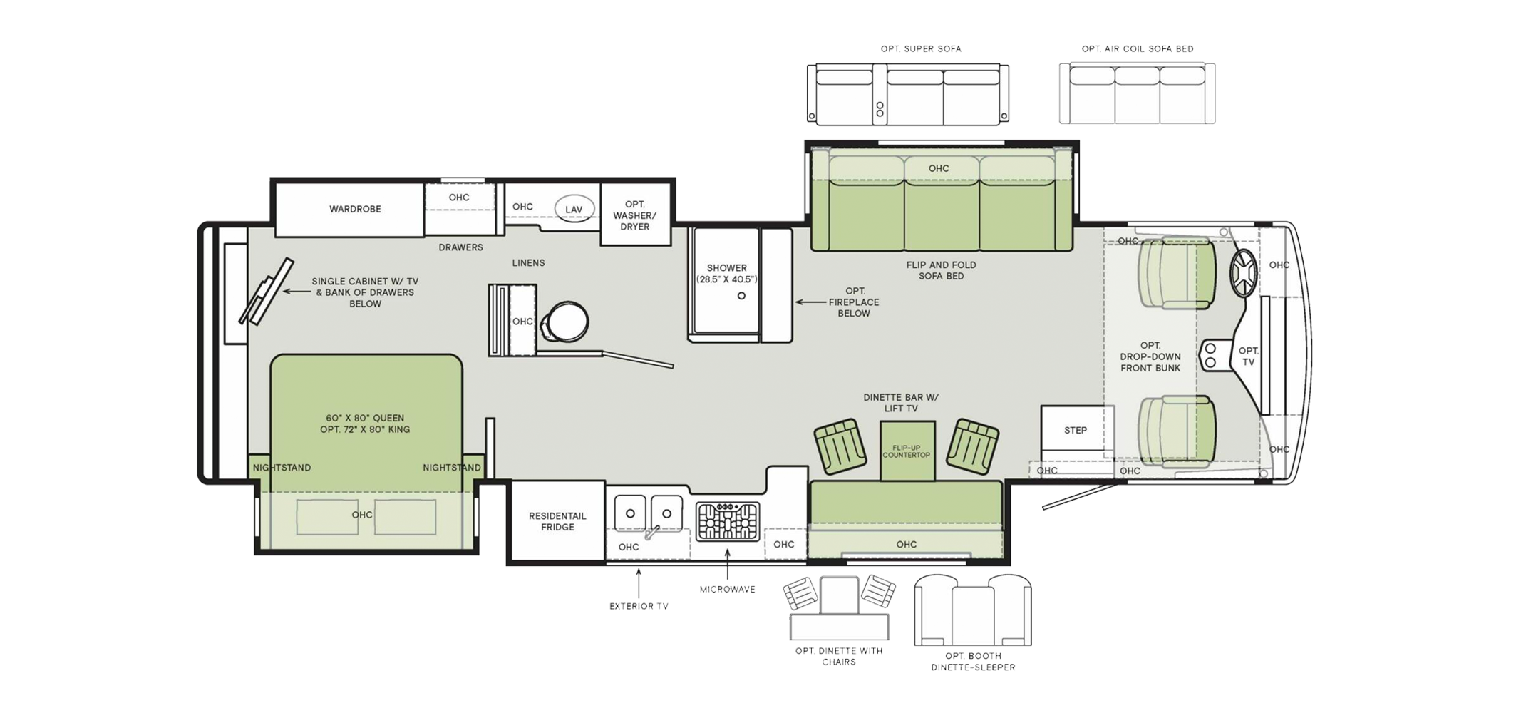 Open Road Floor Plan 34PA