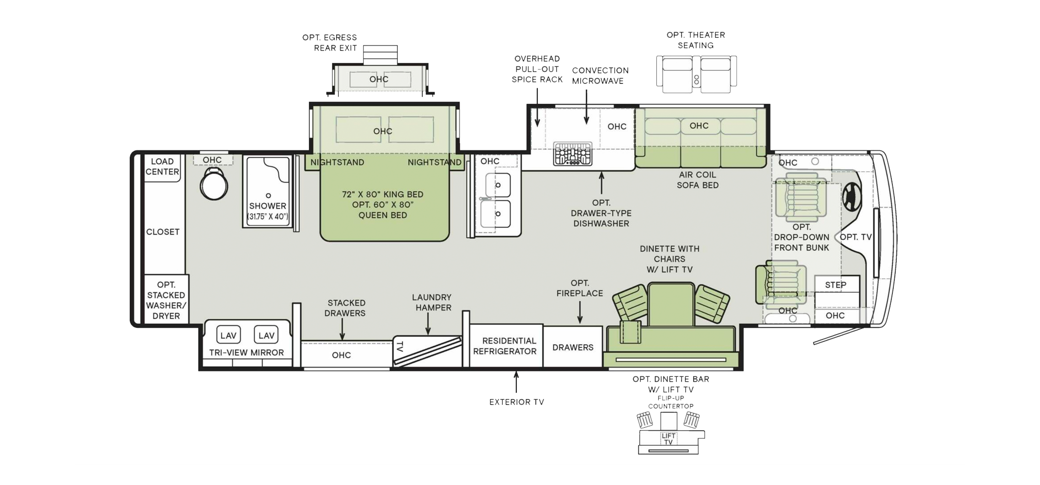 Phaeton Floor Plan 35CH