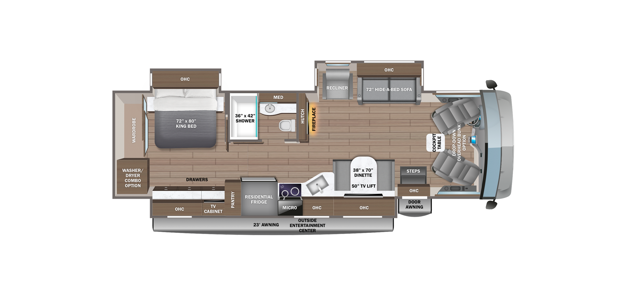 Precept Prestige 36H Floor Plan