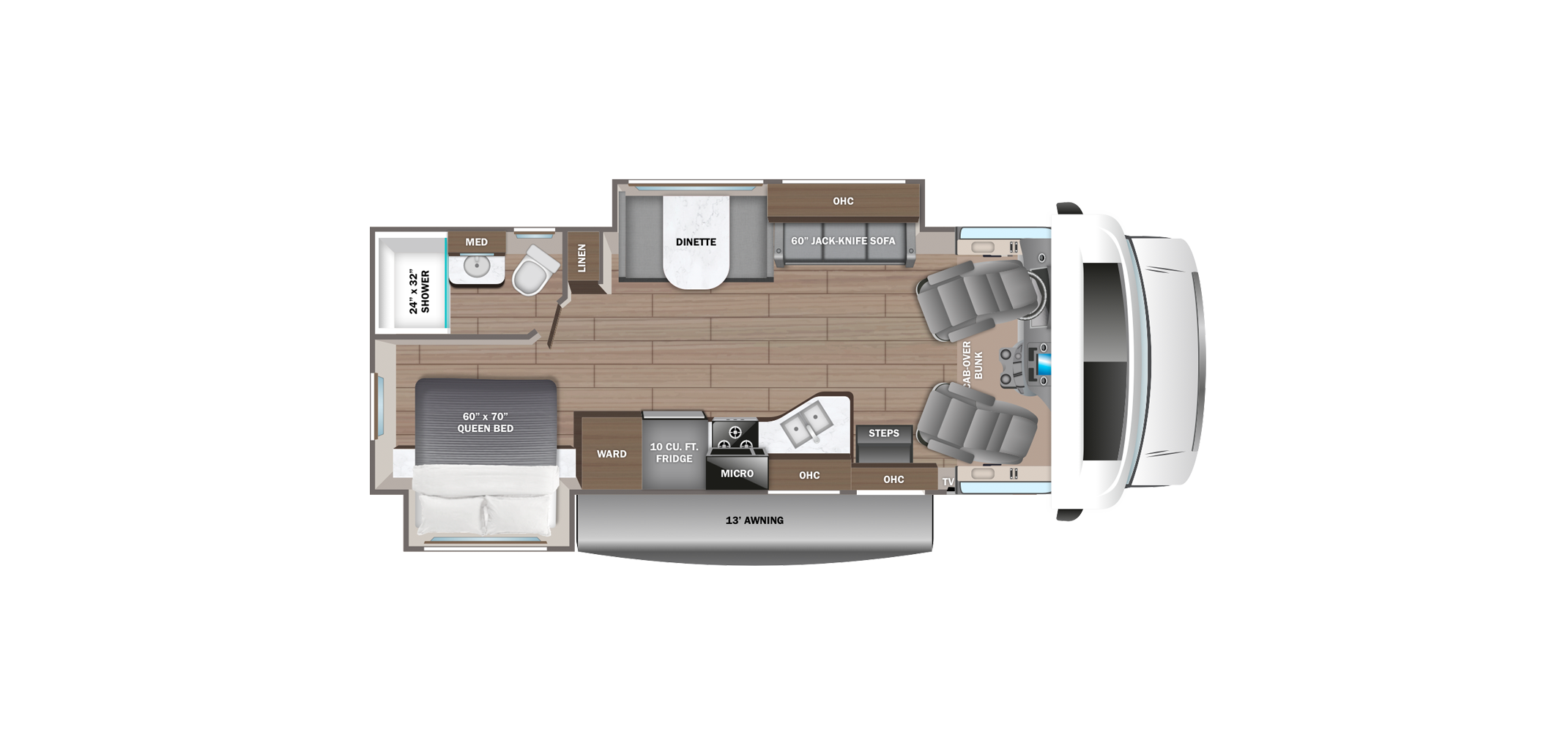 Redhawk 26XD Floor Plan