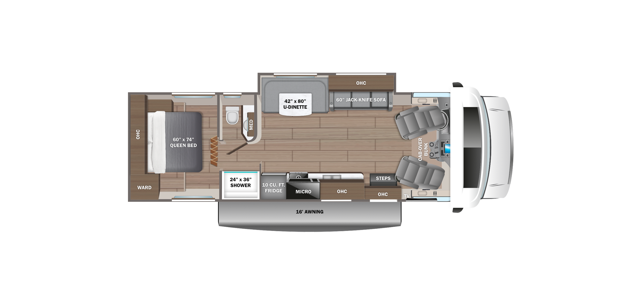 Redhawk 29XK Floor Plan