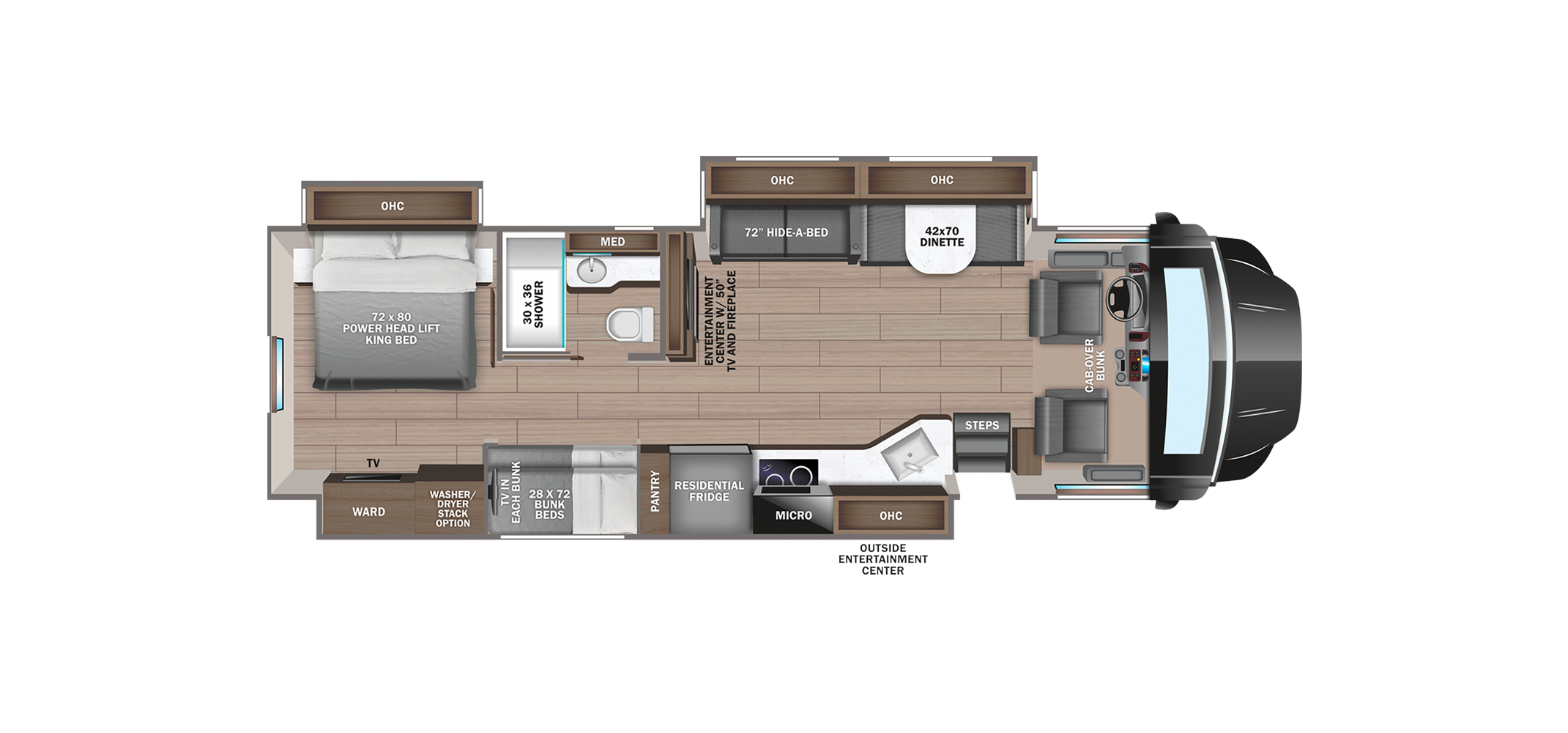 Seneca Prestige 37L Floor Plan